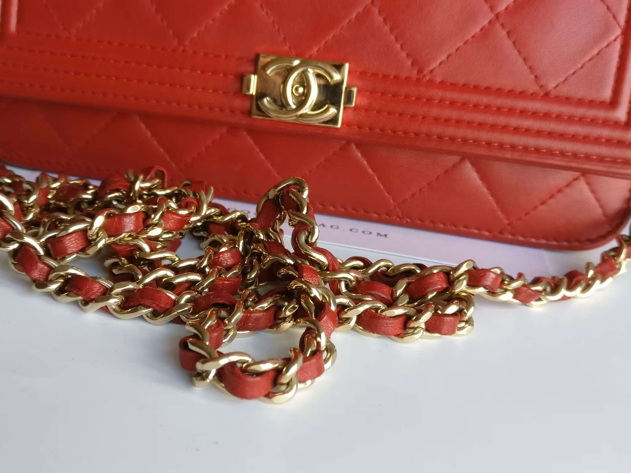 Chanel Boy Wallet on Chain