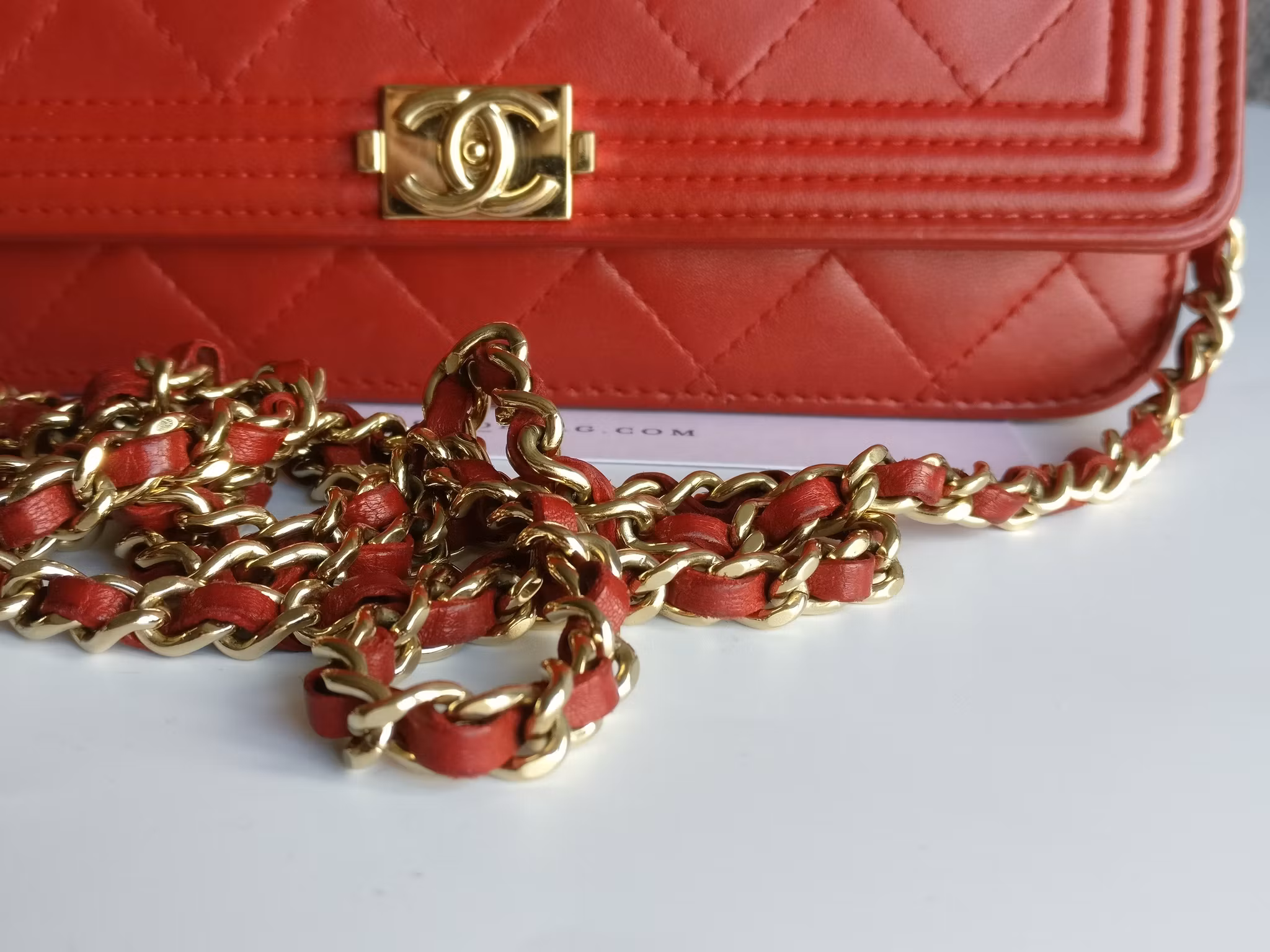 Chanel Boy Wallet on Chain