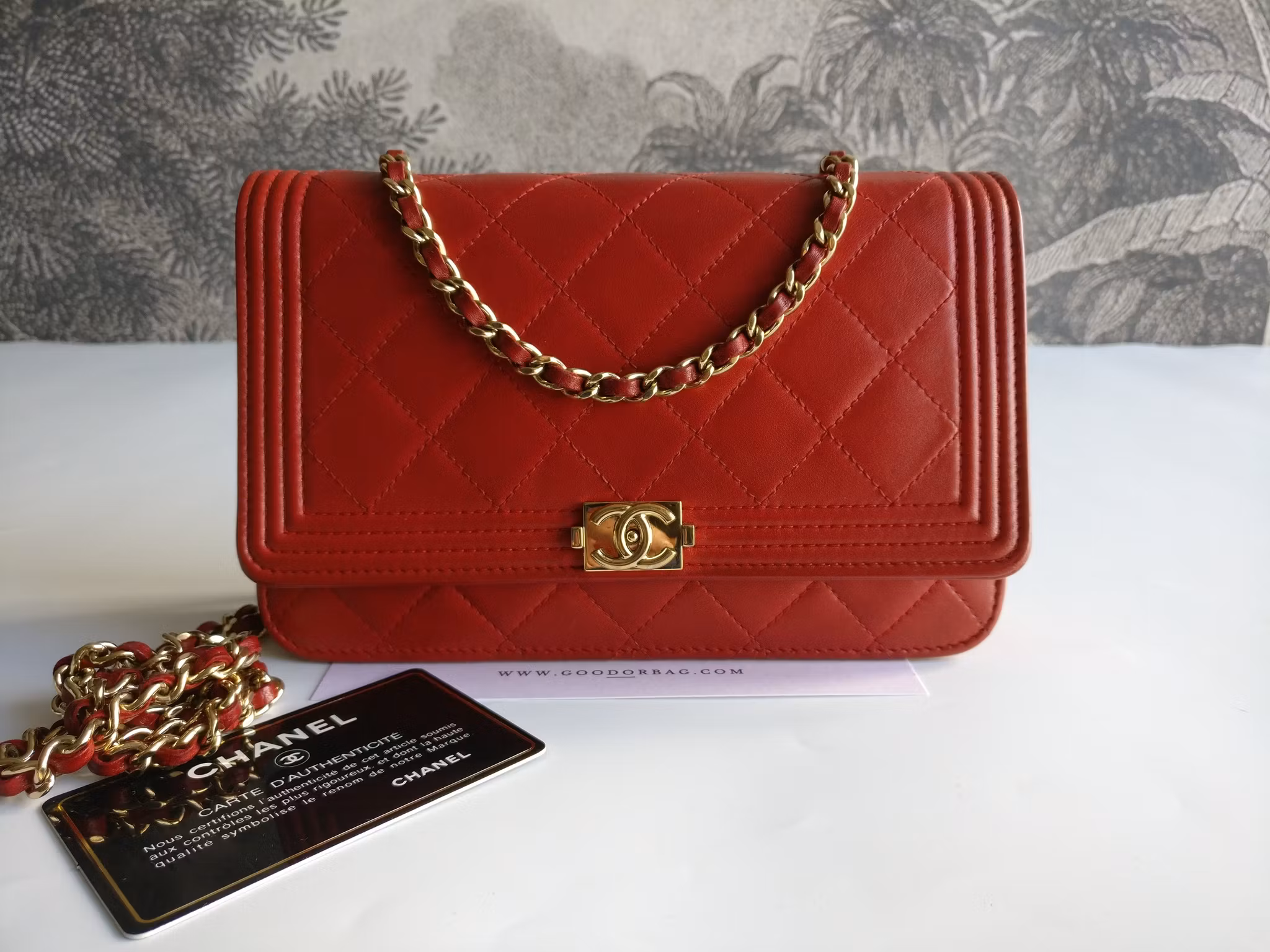 Chanel Boy Wallet on Chain