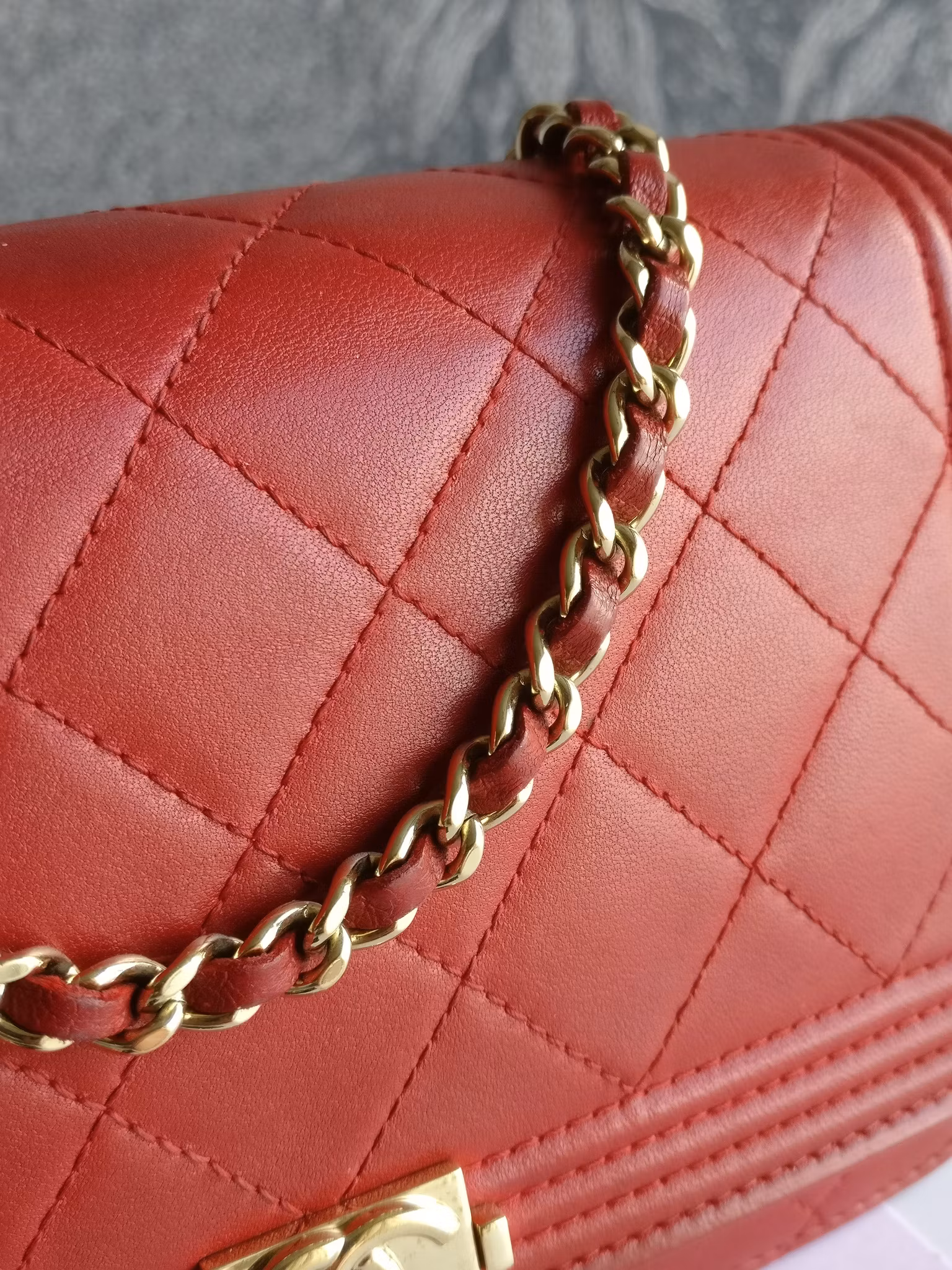 Chanel Boy Wallet on Chain