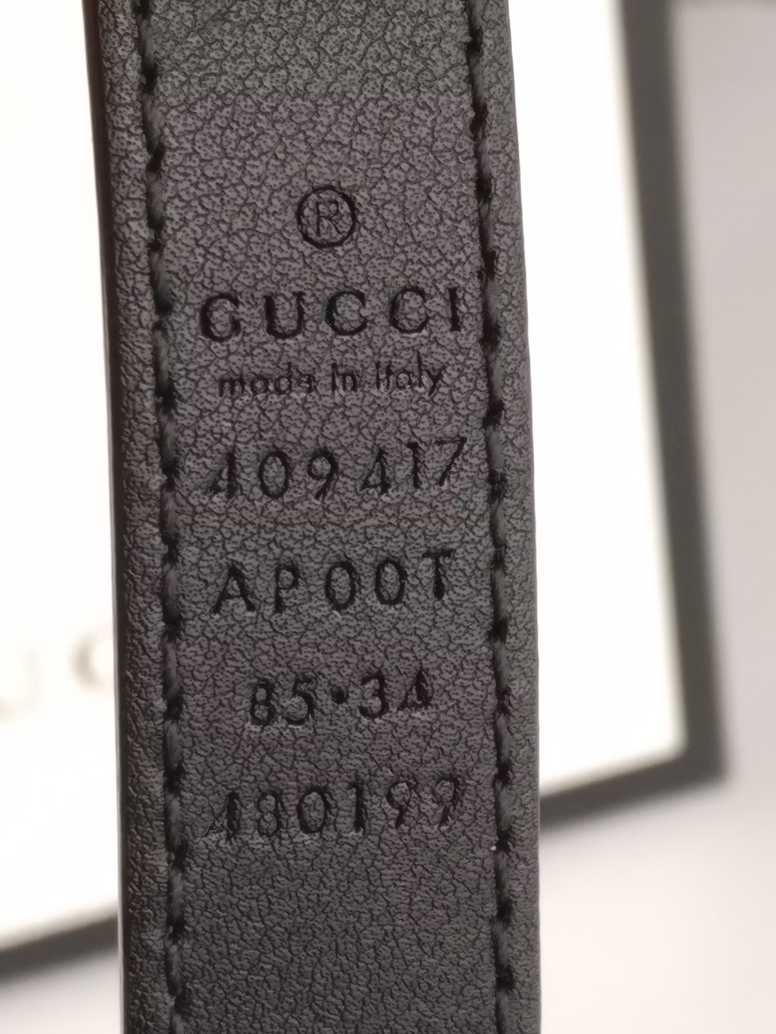 Gucci GG Marmont slim belt 85