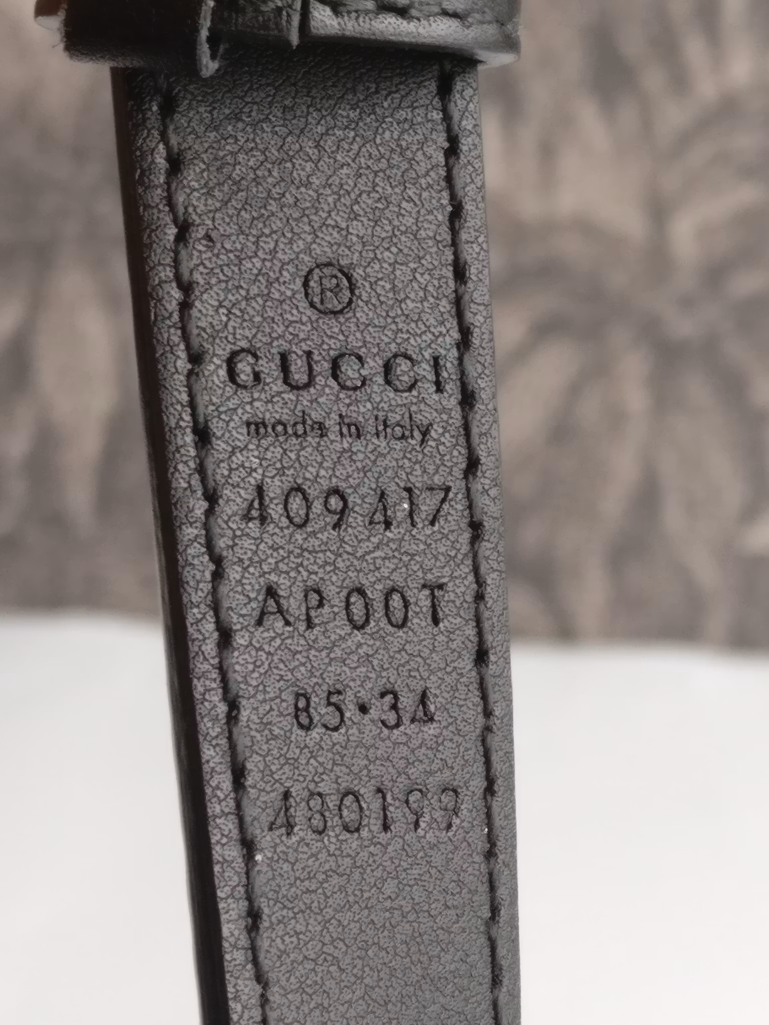 Gucci GG Marmont slim belt 85