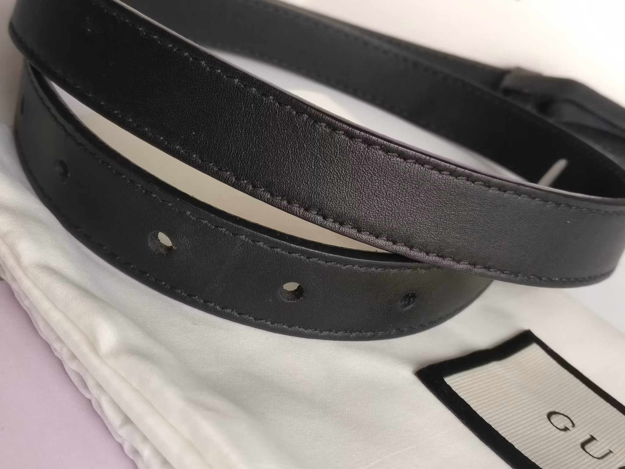Gucci GG Marmont slim belt 85
