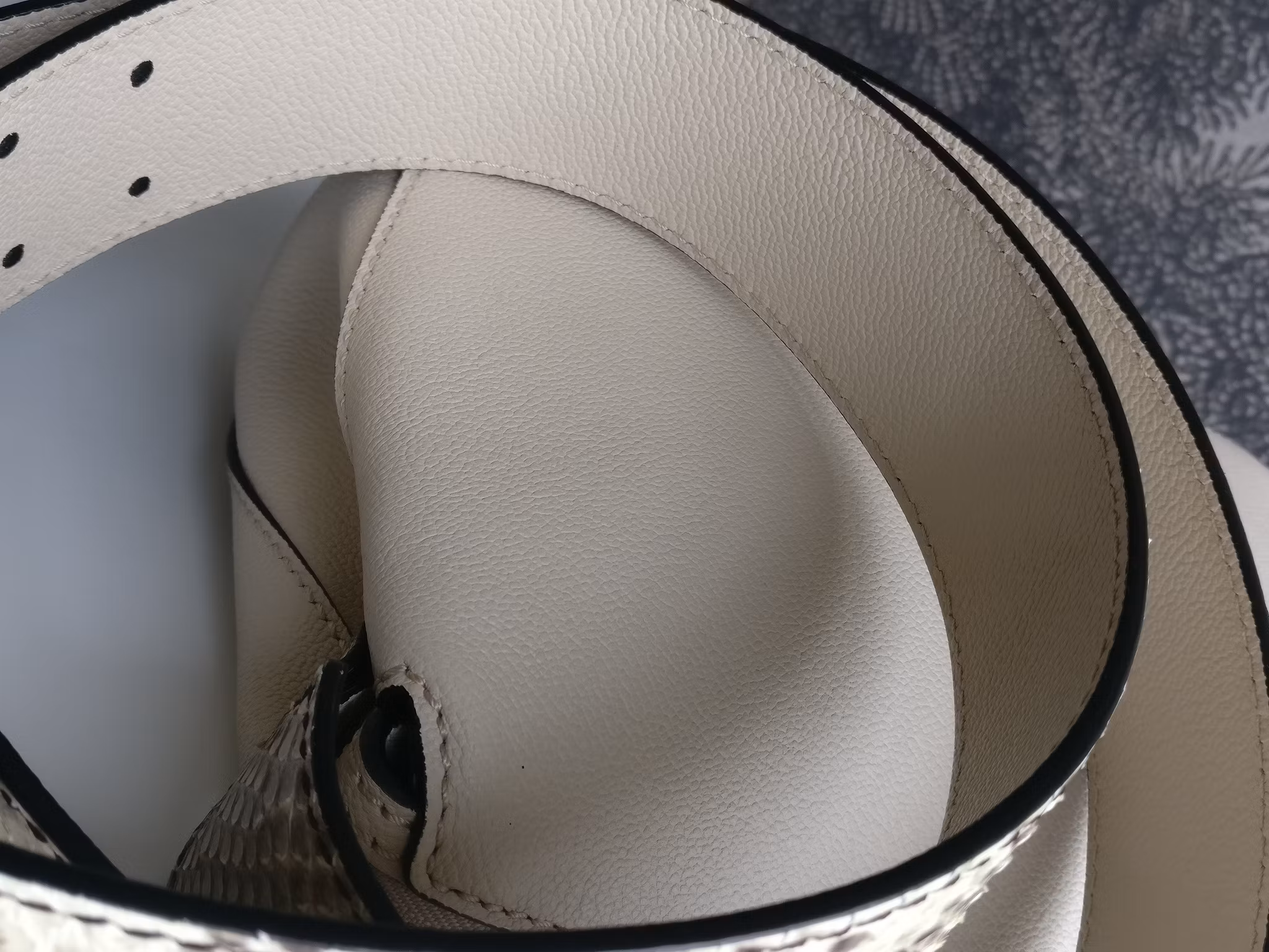 Burberry Small Helmsley Python