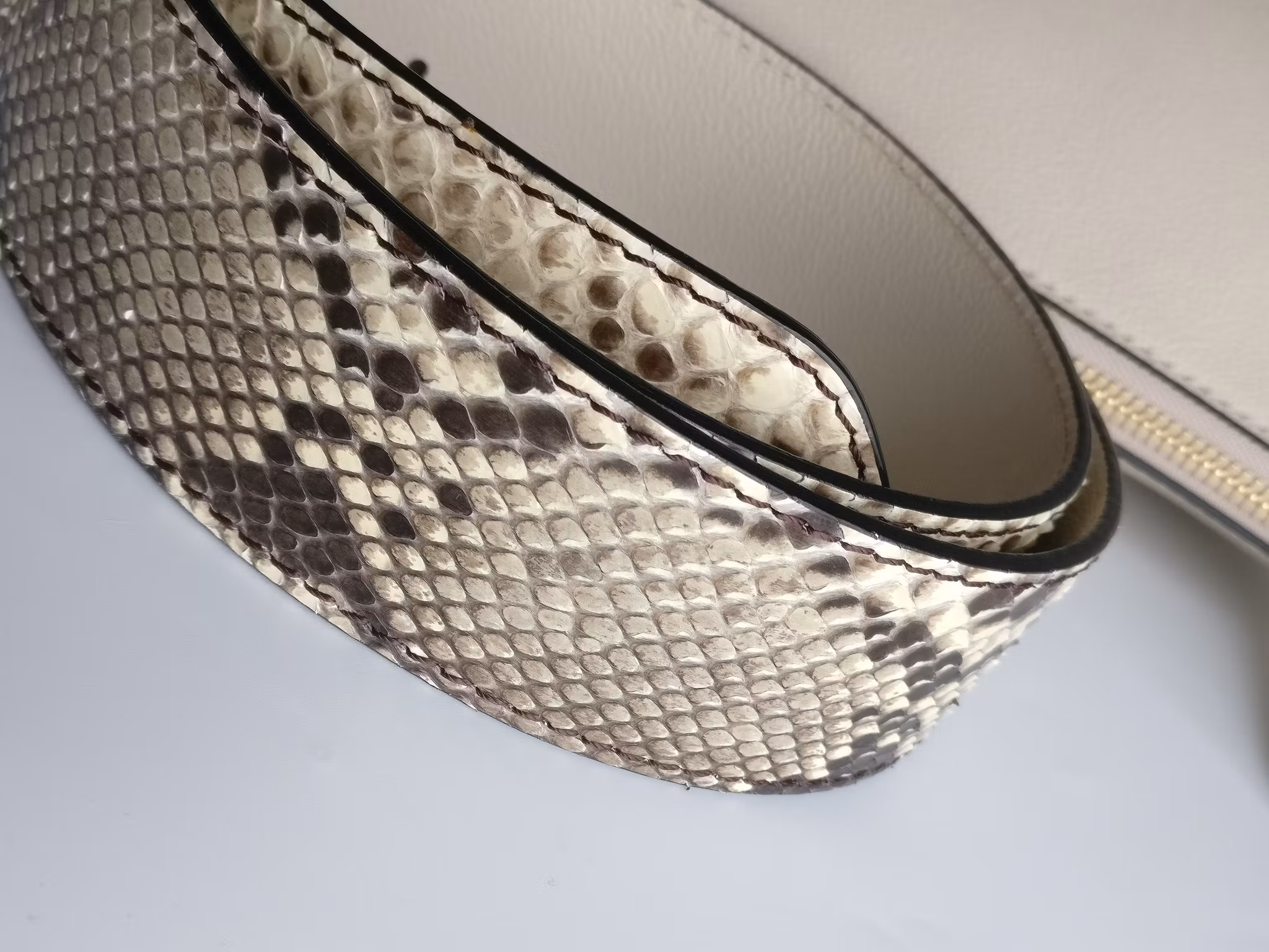 Burberry Small Helmsley Python