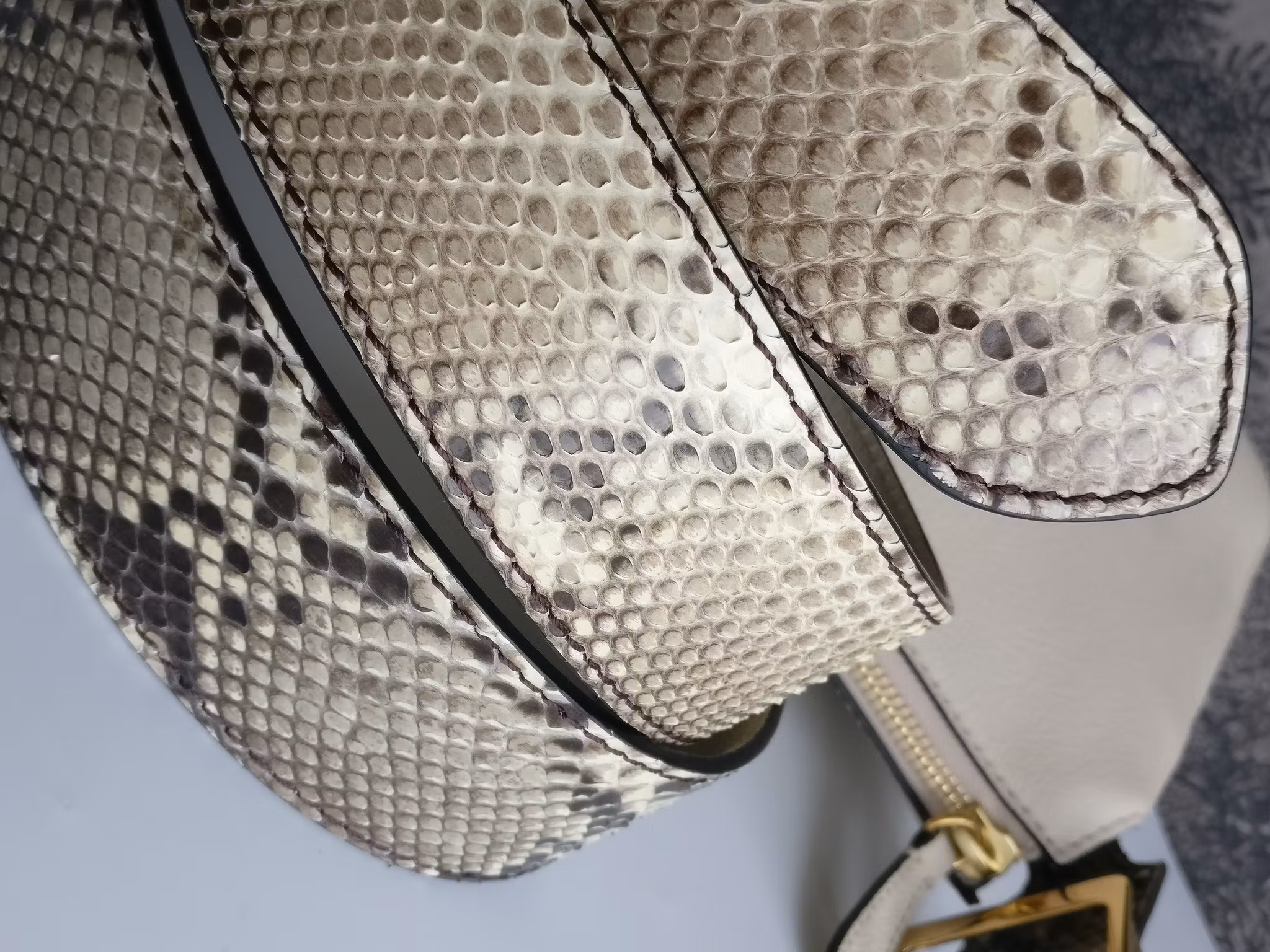 Burberry Small Helmsley Python
