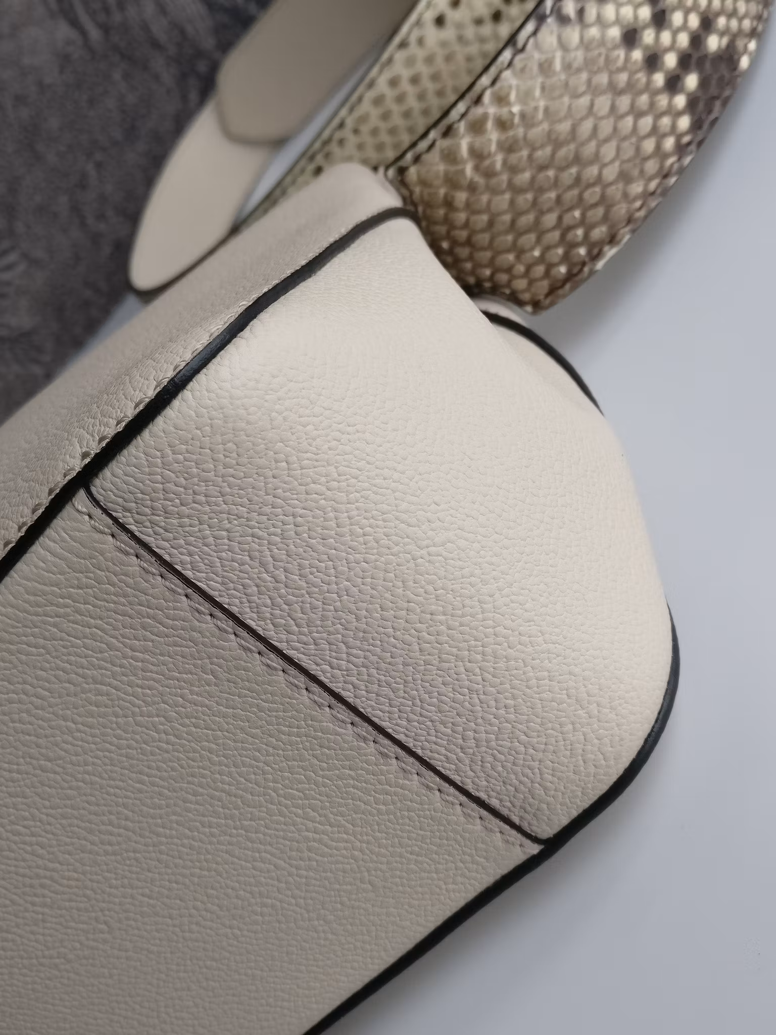 Burberry Small Helmsley Python