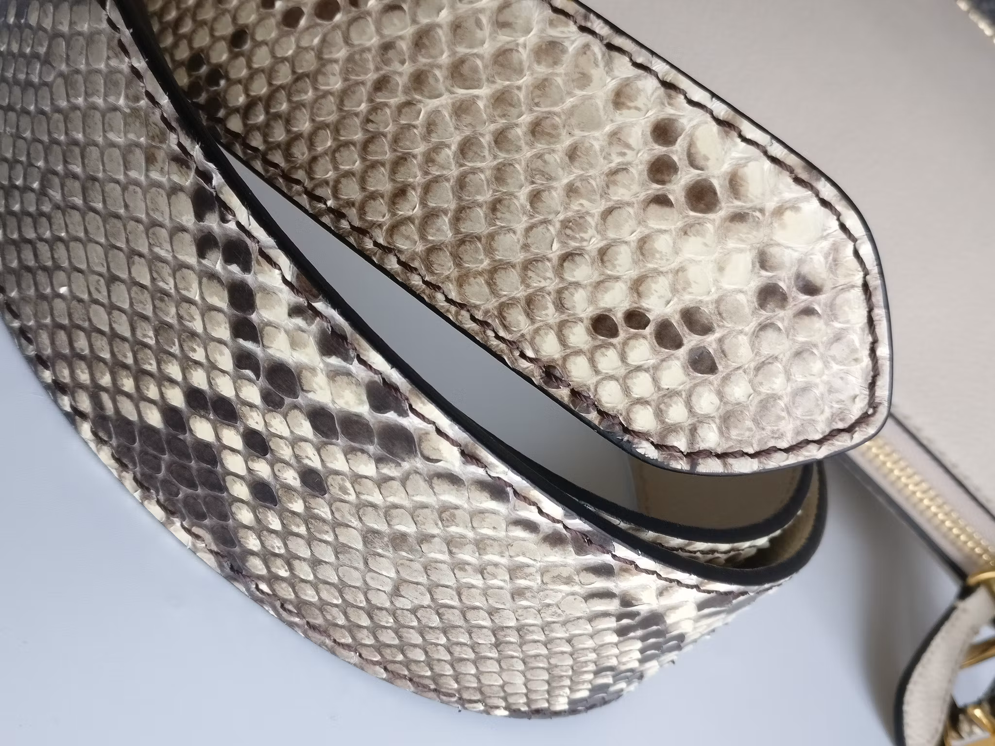 Burberry Small Helmsley Python