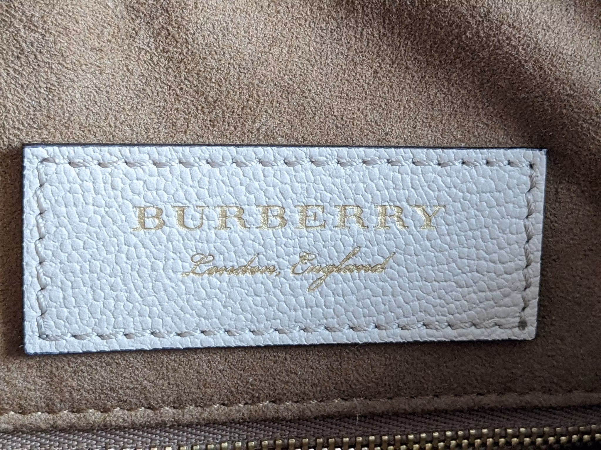 Burberry Small Helmsley Python