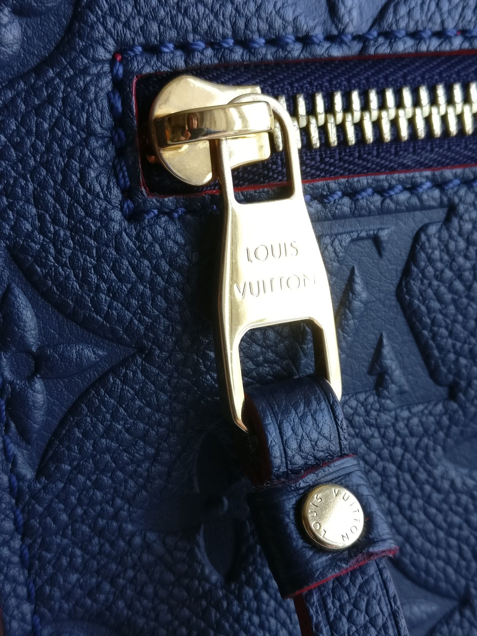 Louis Vuitton Pochette Metis empreinte blue