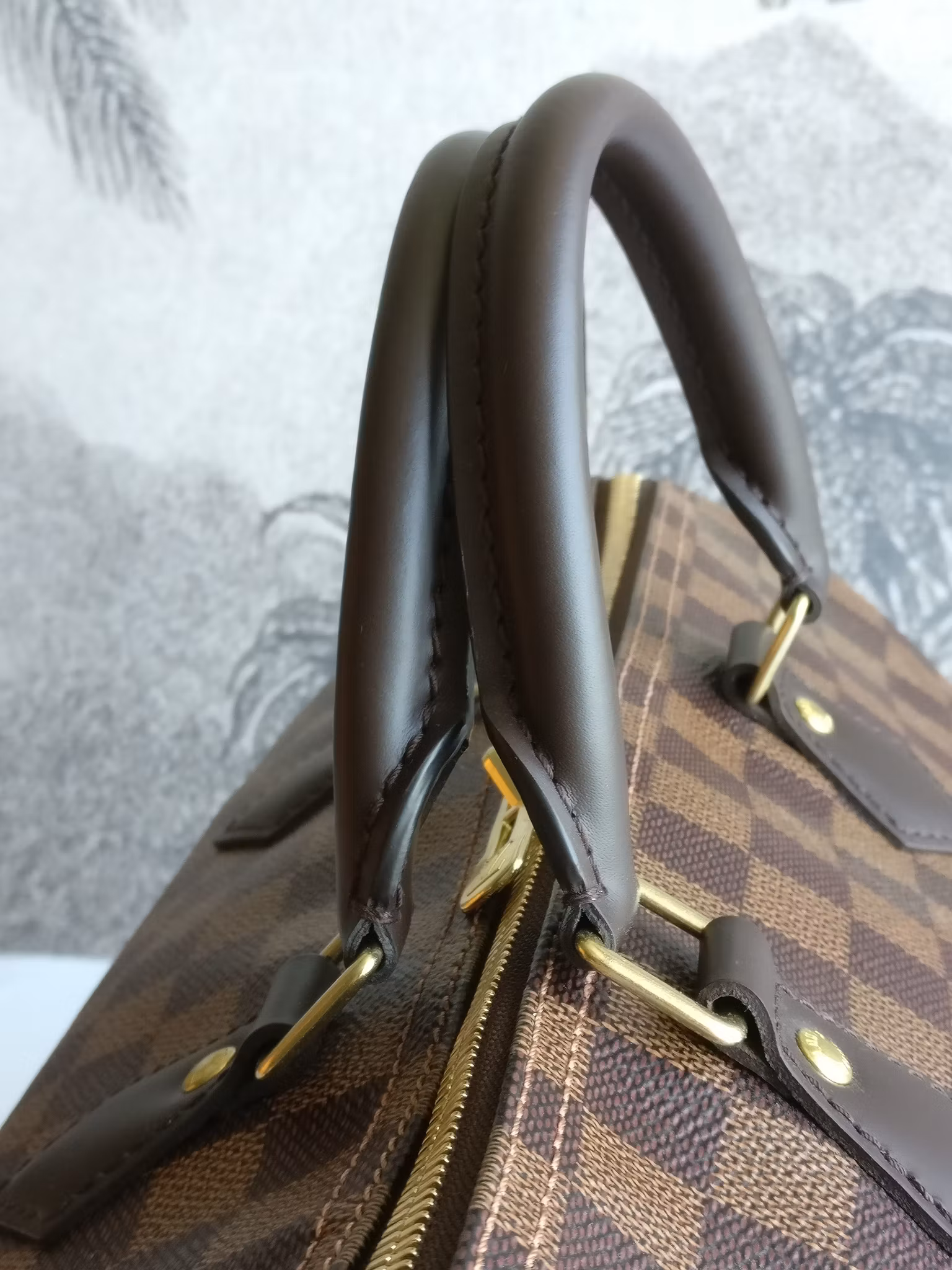 Louis Vuitton Speedy 35 Bandouliere damier ebene