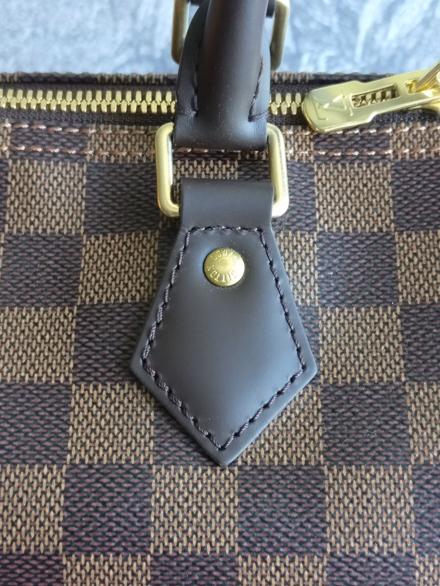 Louis Vuitton Speedy 35 Bandouliere damier ebene