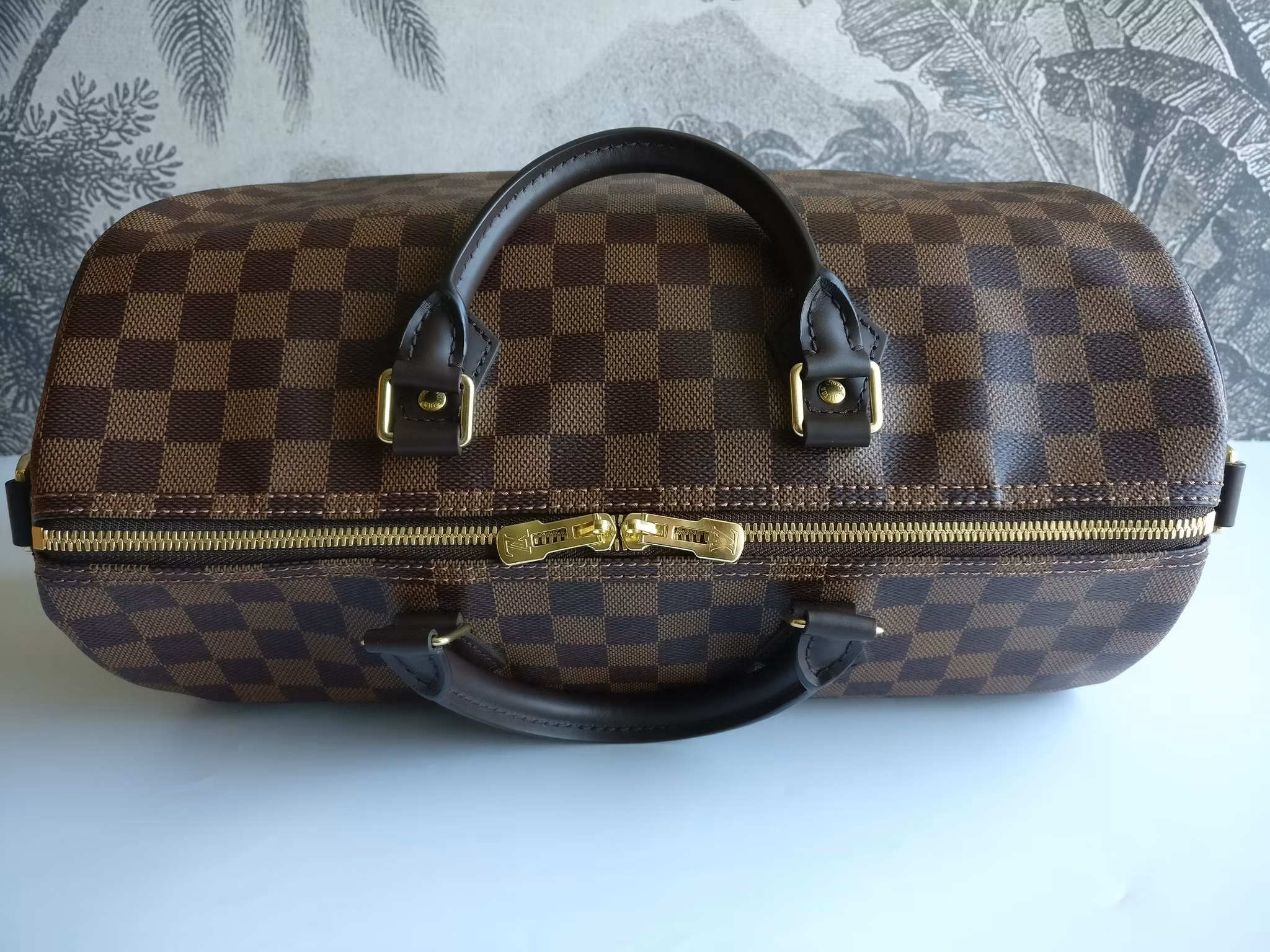 Louis Vuitton Speedy 35 Bandouliere damier ebene