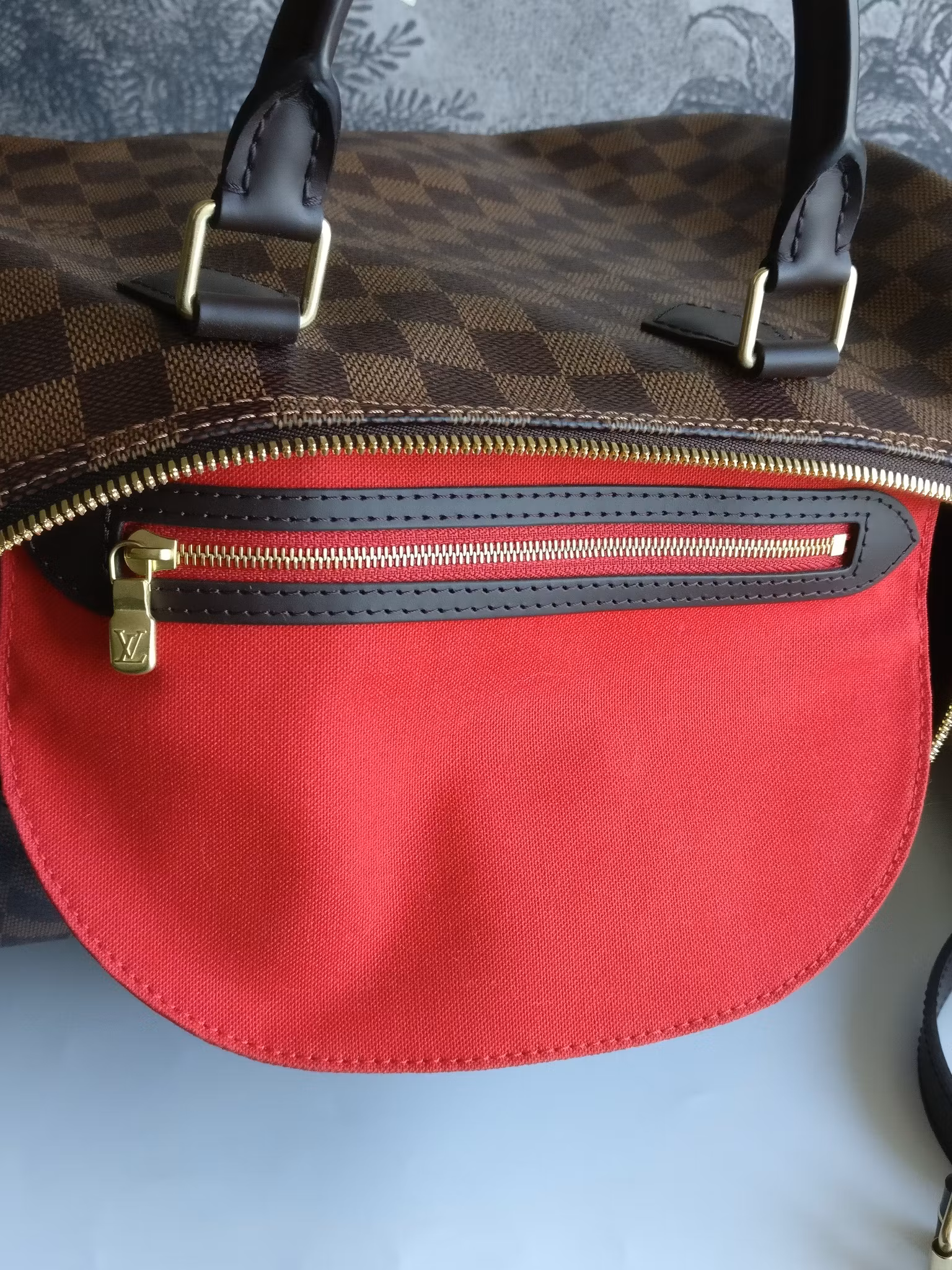 Louis Vuitton Speedy 35 Bandouliere damier ebene