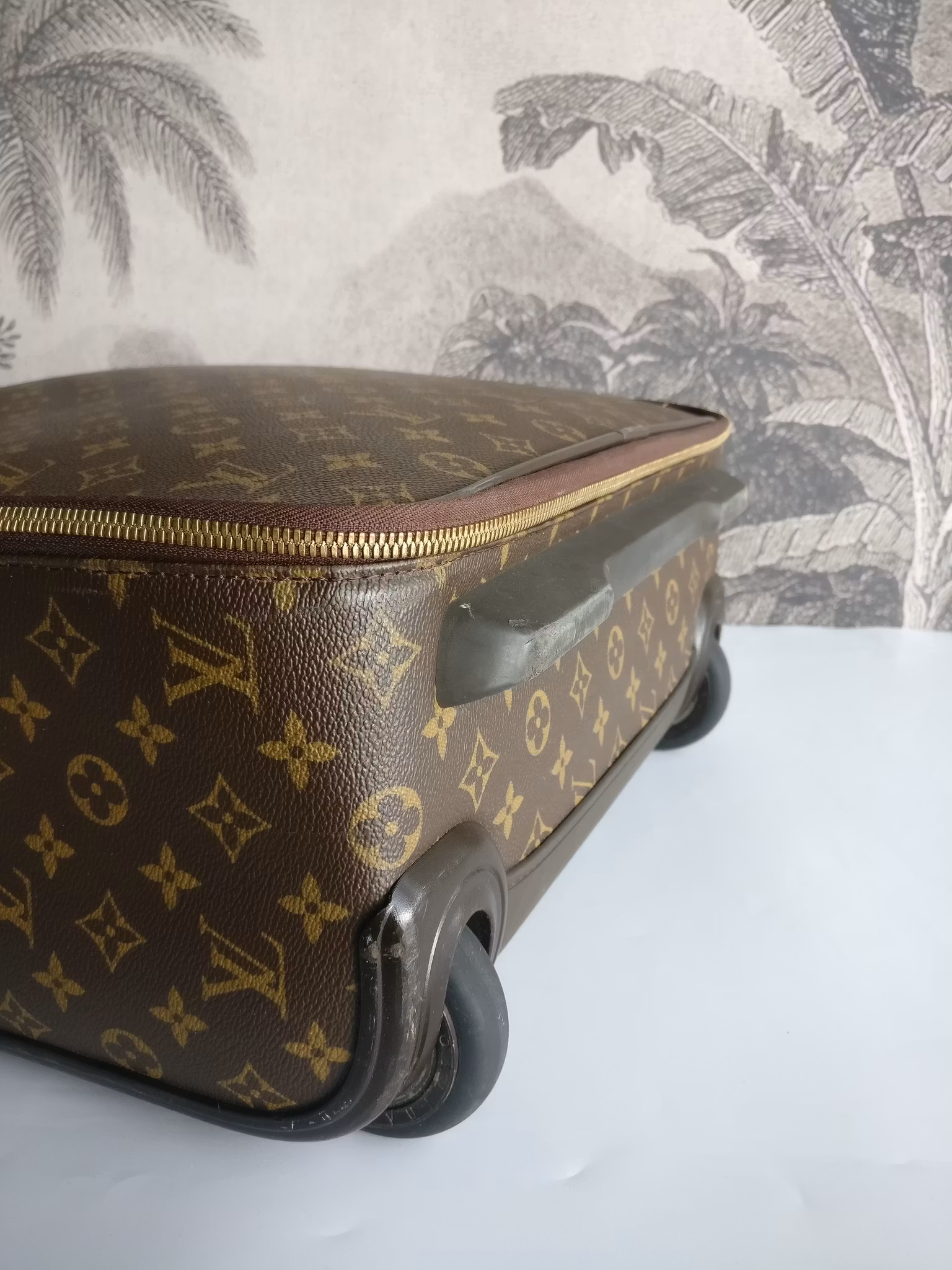 Louis Vuitton Pegase 55 with bag cover