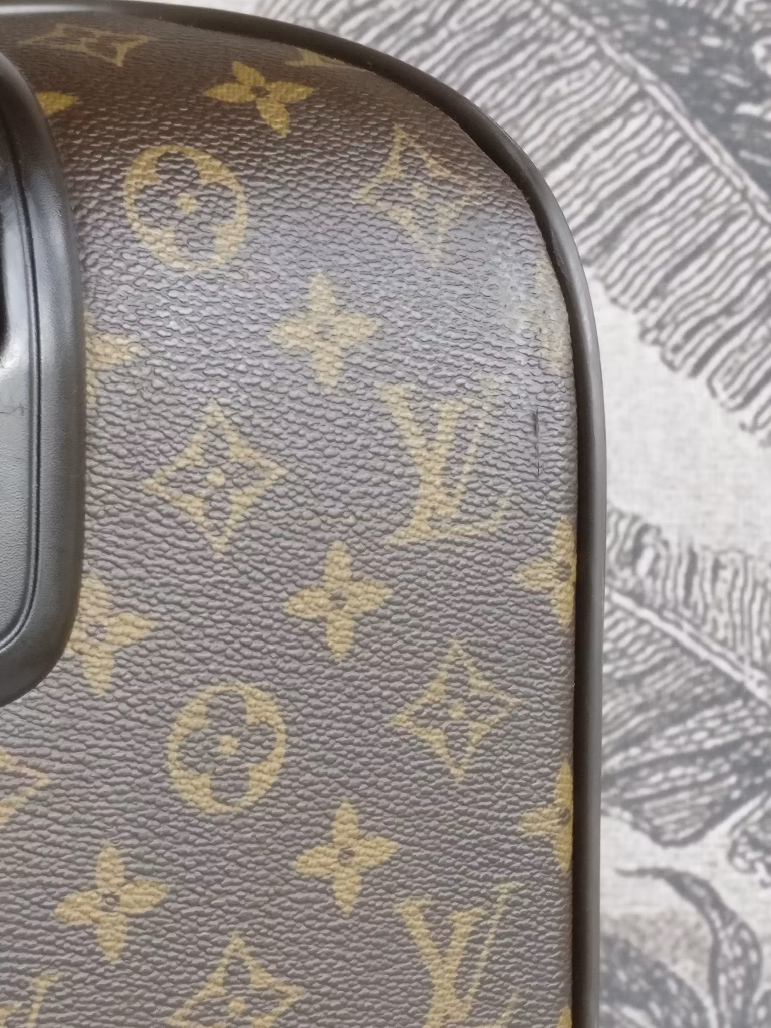 Louis Vuitton Pegase 55 with bag cover