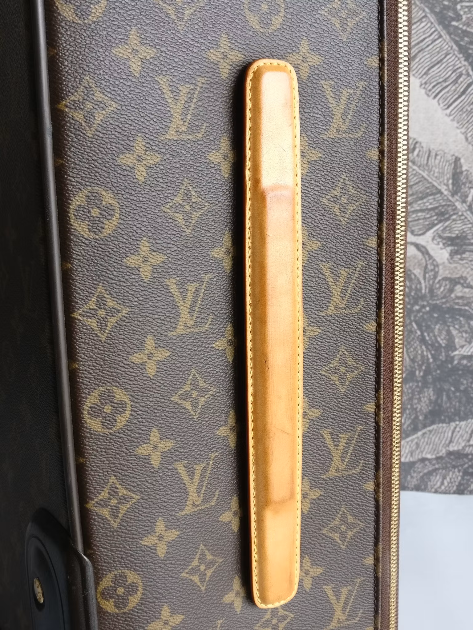 Louis Vuitton Pegase 55 with bag cover
