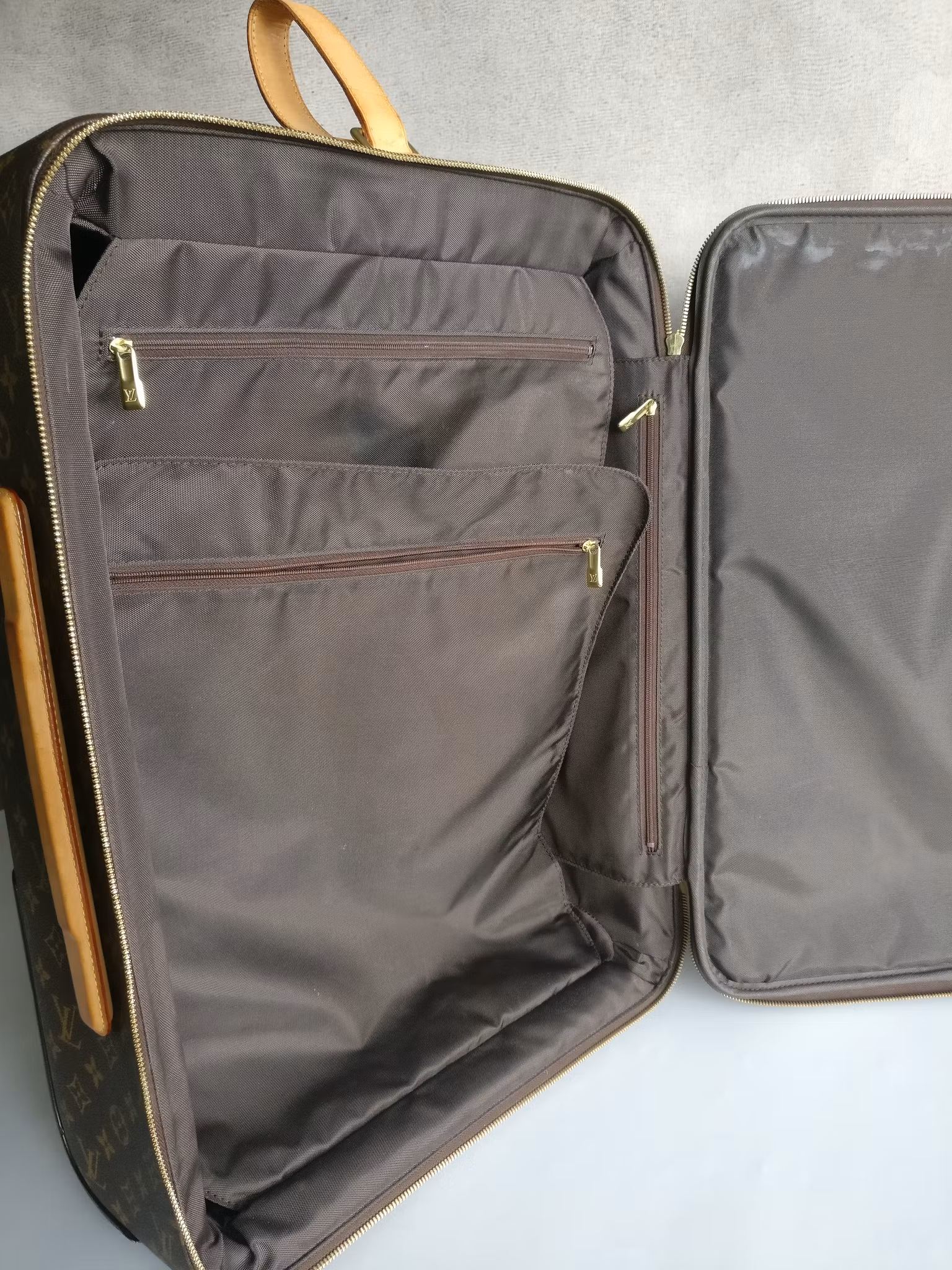 Louis Vuitton Pegase 55 with bag cover