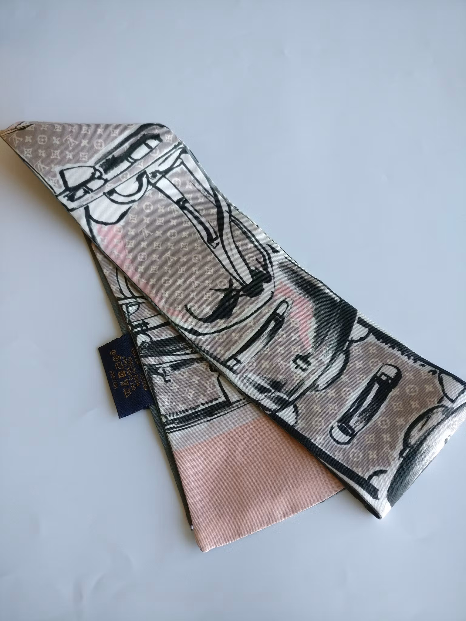 Louis Vuitton Silk Bandeau Trunks Rose Poudre