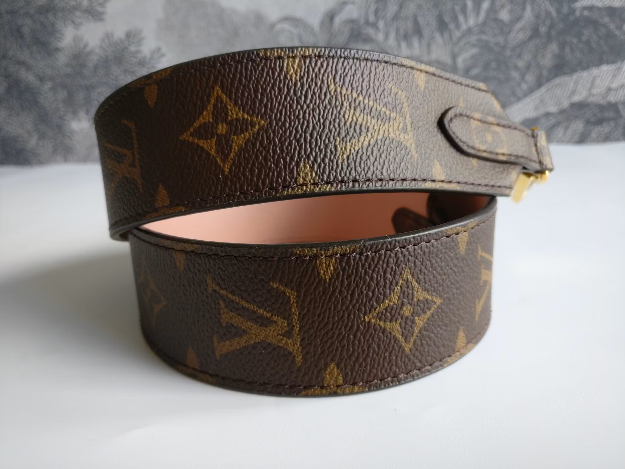 Louis Vuitton Shoulder Strap Monogram Rose Poudre