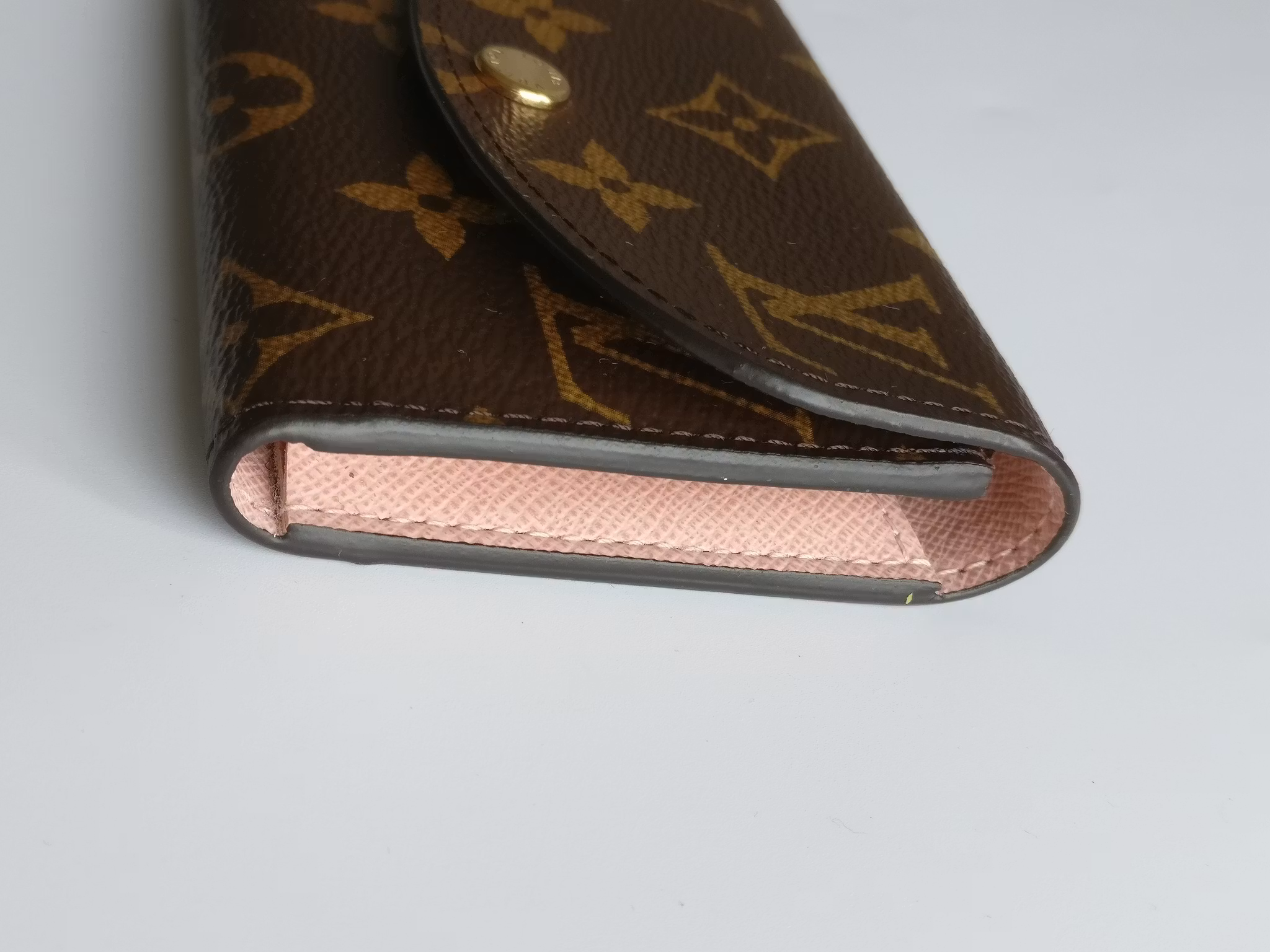 Rosalie Coin Purse monogram rose ballerine