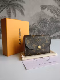 Rosalie Coin Purse monogram rose ballerine