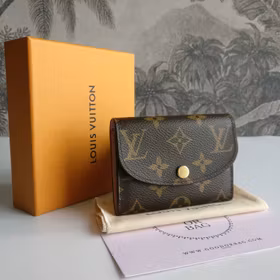 Rosalie Coin Purse monogram rose ballerine
