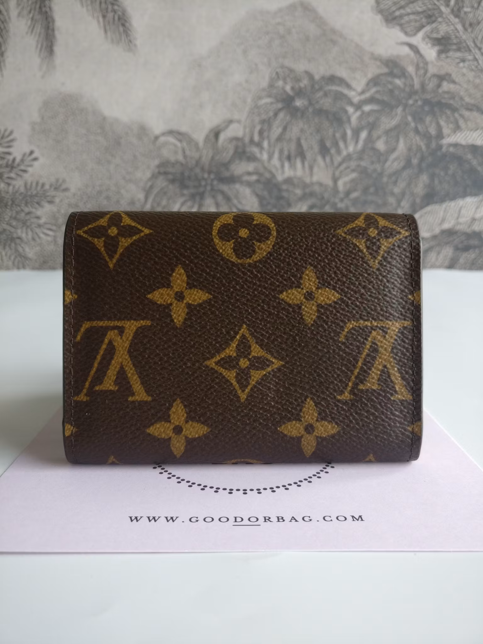 Rosalie Coin Purse monogram rose ballerine