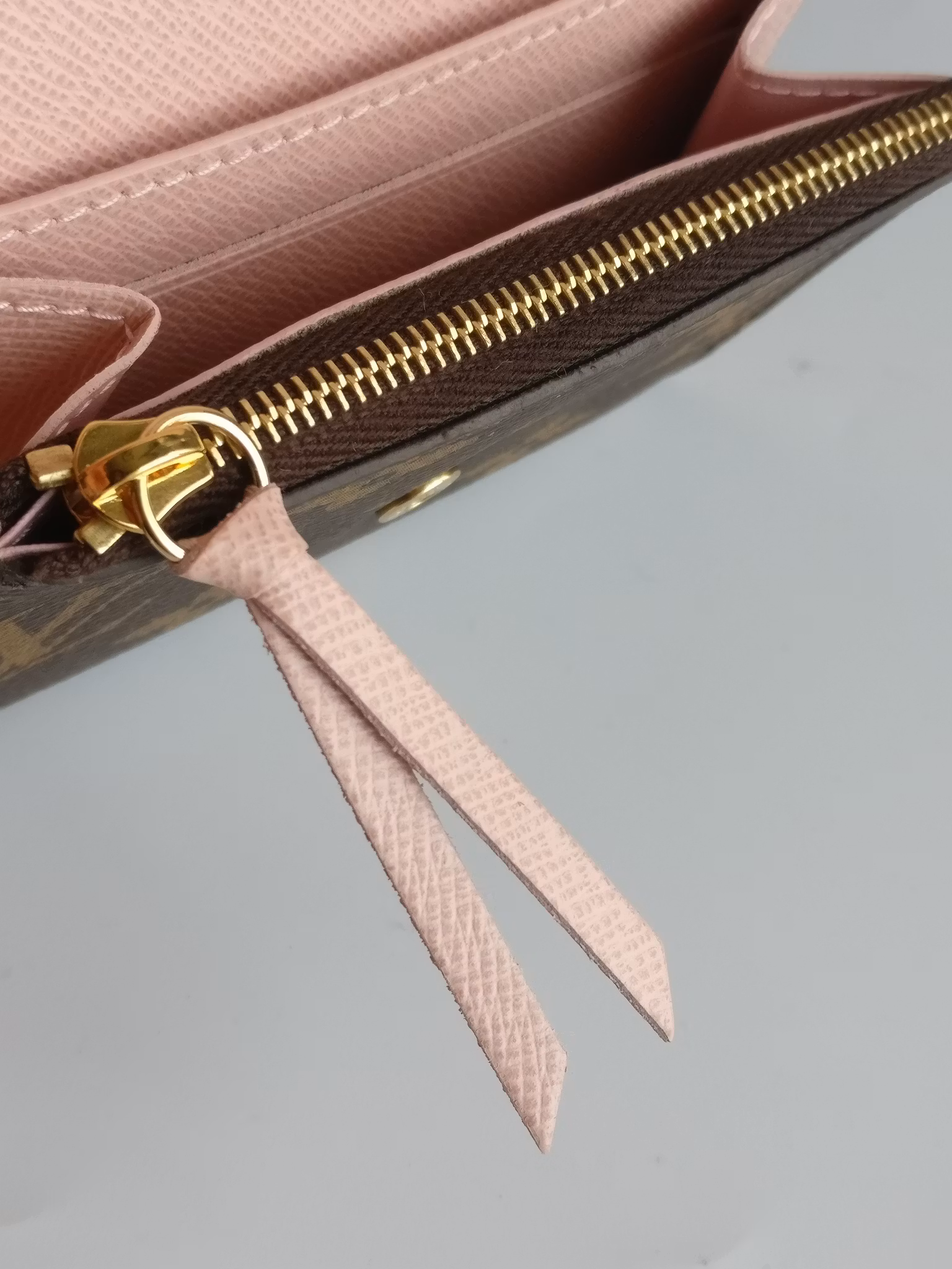 Rosalie Coin Purse monogram rose ballerine