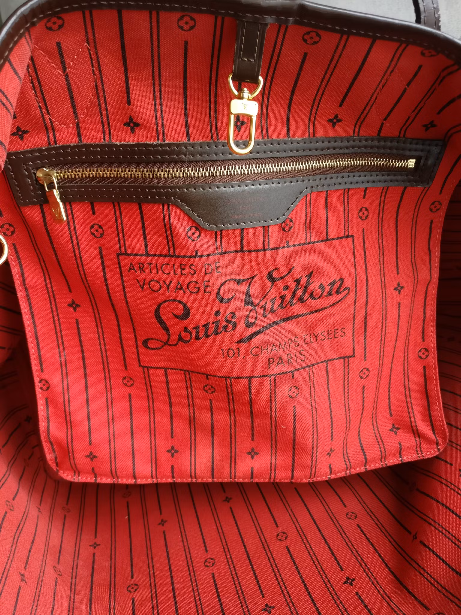 Louis Vuitton Neverfull GM damier ebene