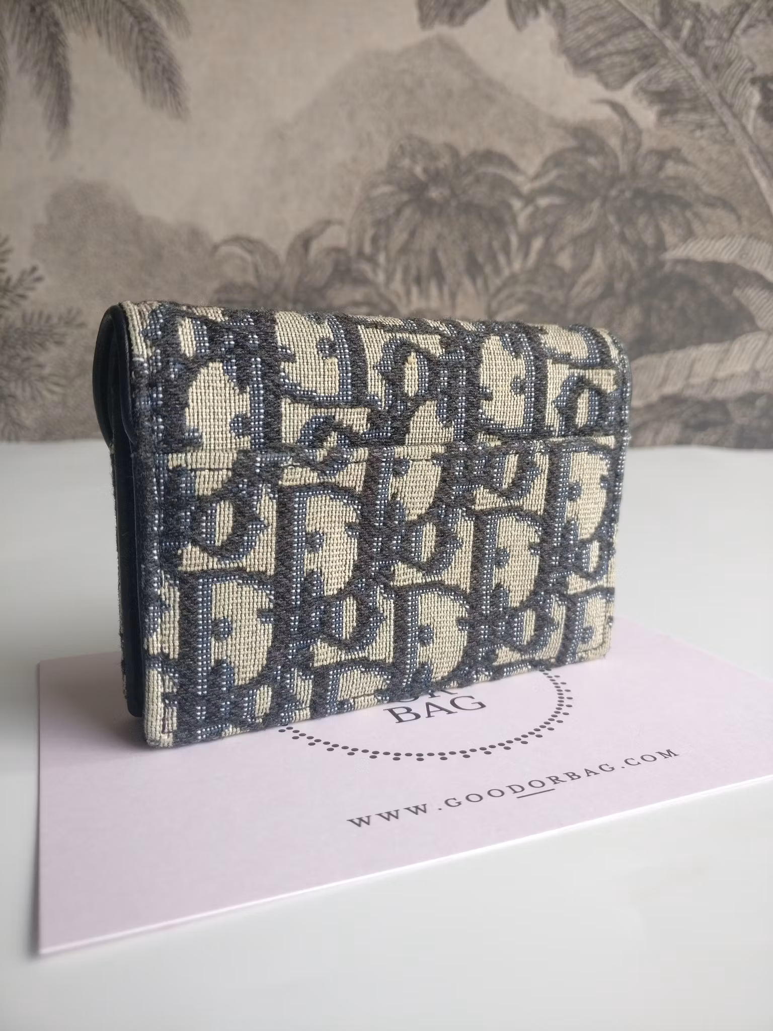 Dior Saddle Oblique Card Holder wallet