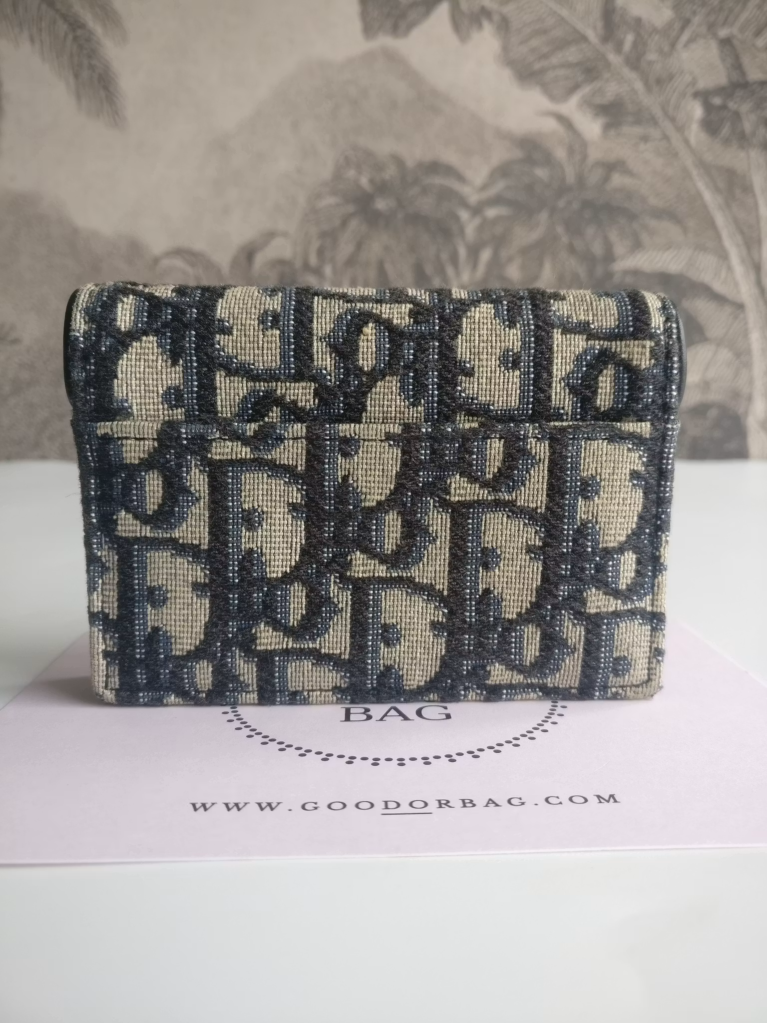 Dior Saddle Oblique Card Holder wallet