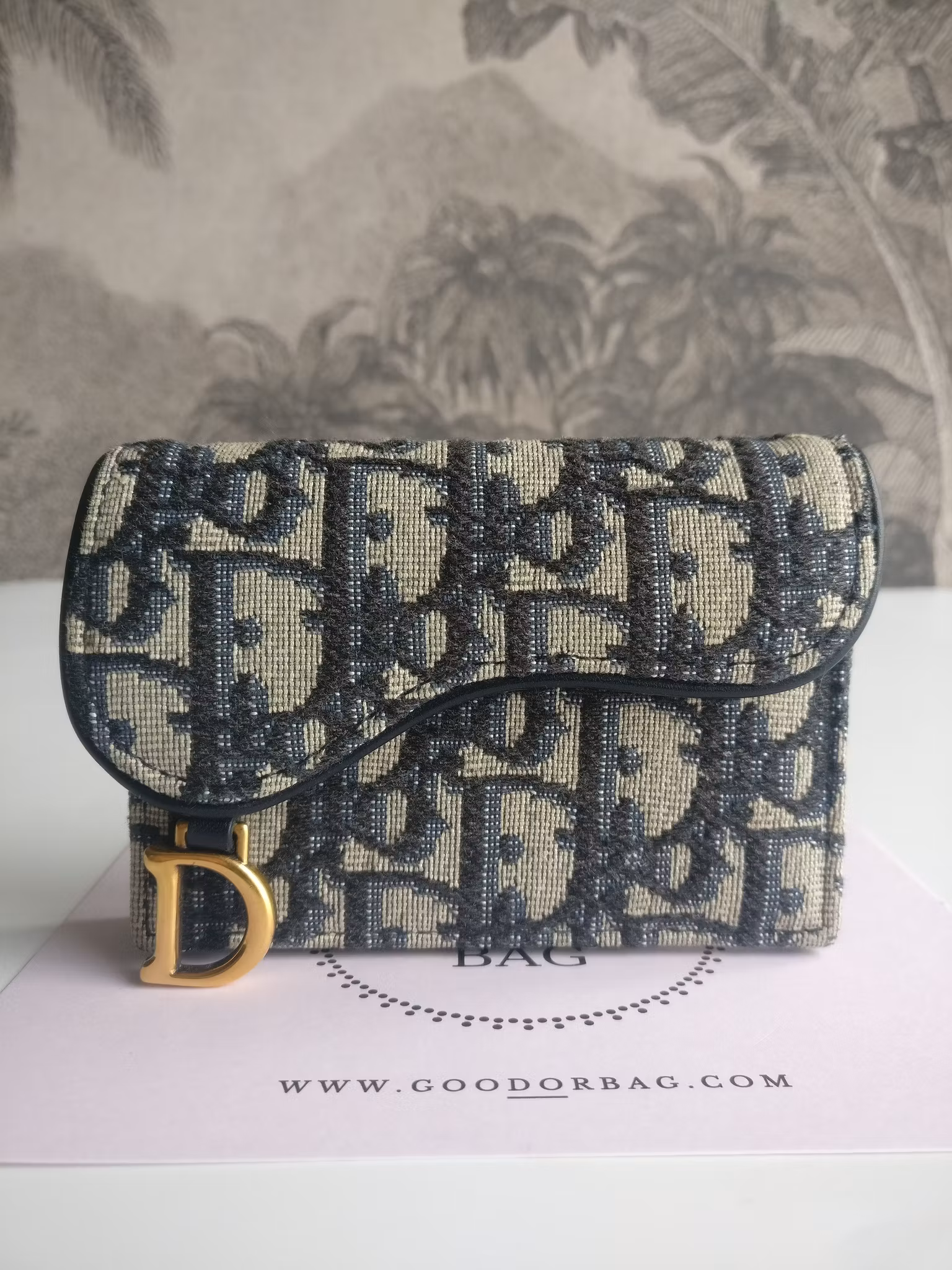 Dior Saddle Oblique Card Holder wallet