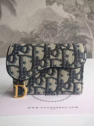 Dior Saddle Oblique Card Holder wallet