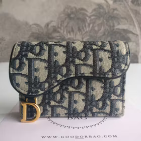 Dior Saddle Oblique Card Holder wallet