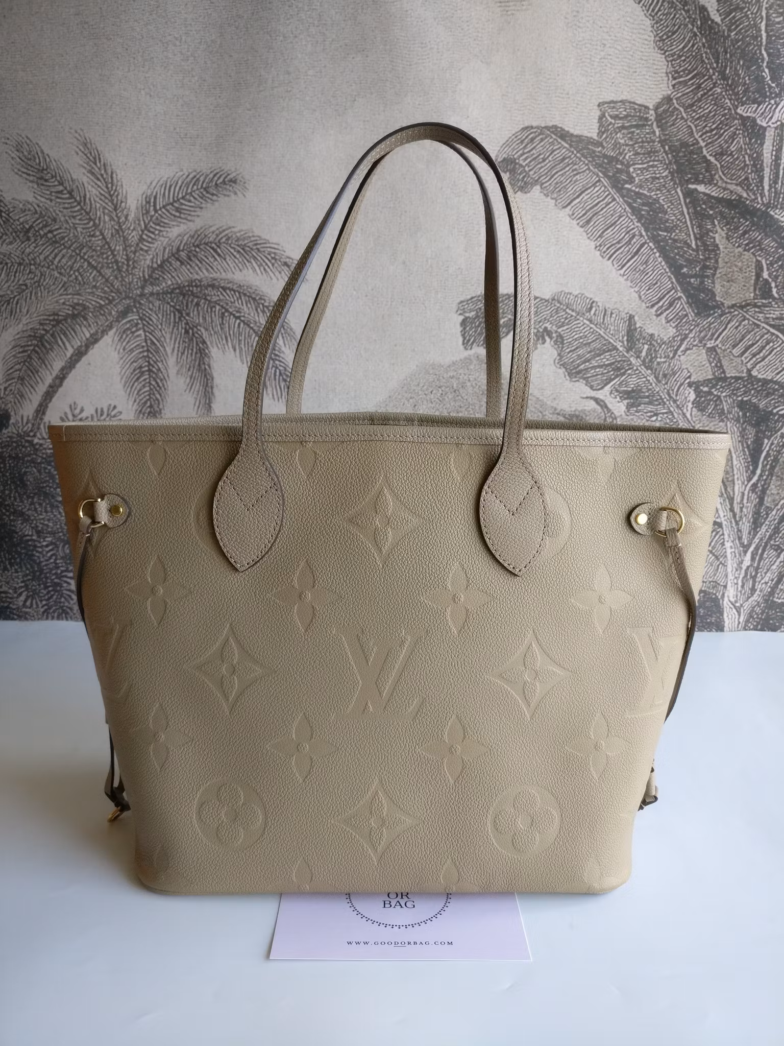 Louis Vuitton Neverfull MM empreinte Dune