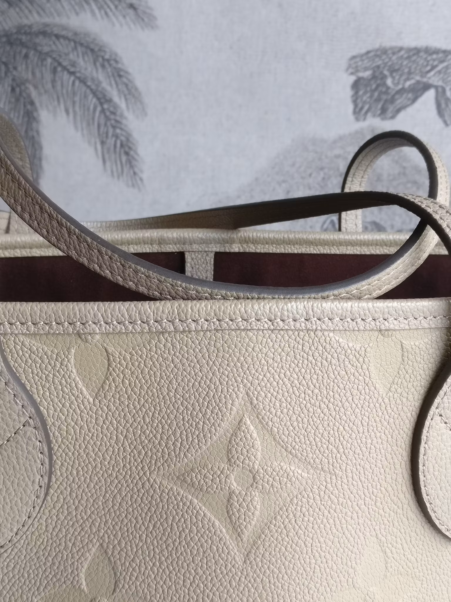 Louis Vuitton Neverfull MM empreinte Dune