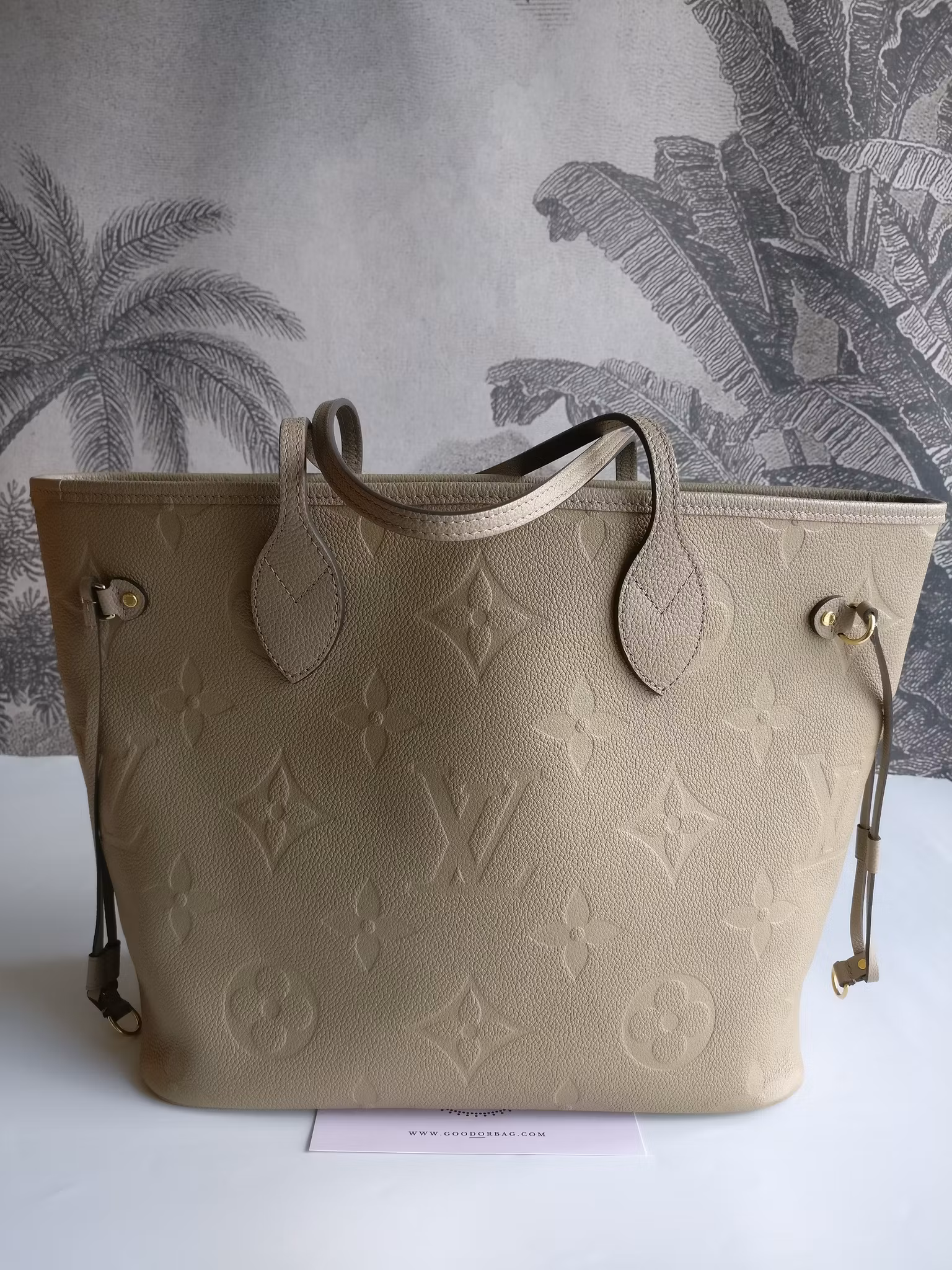Louis Vuitton Neverfull MM empreinte Dune
