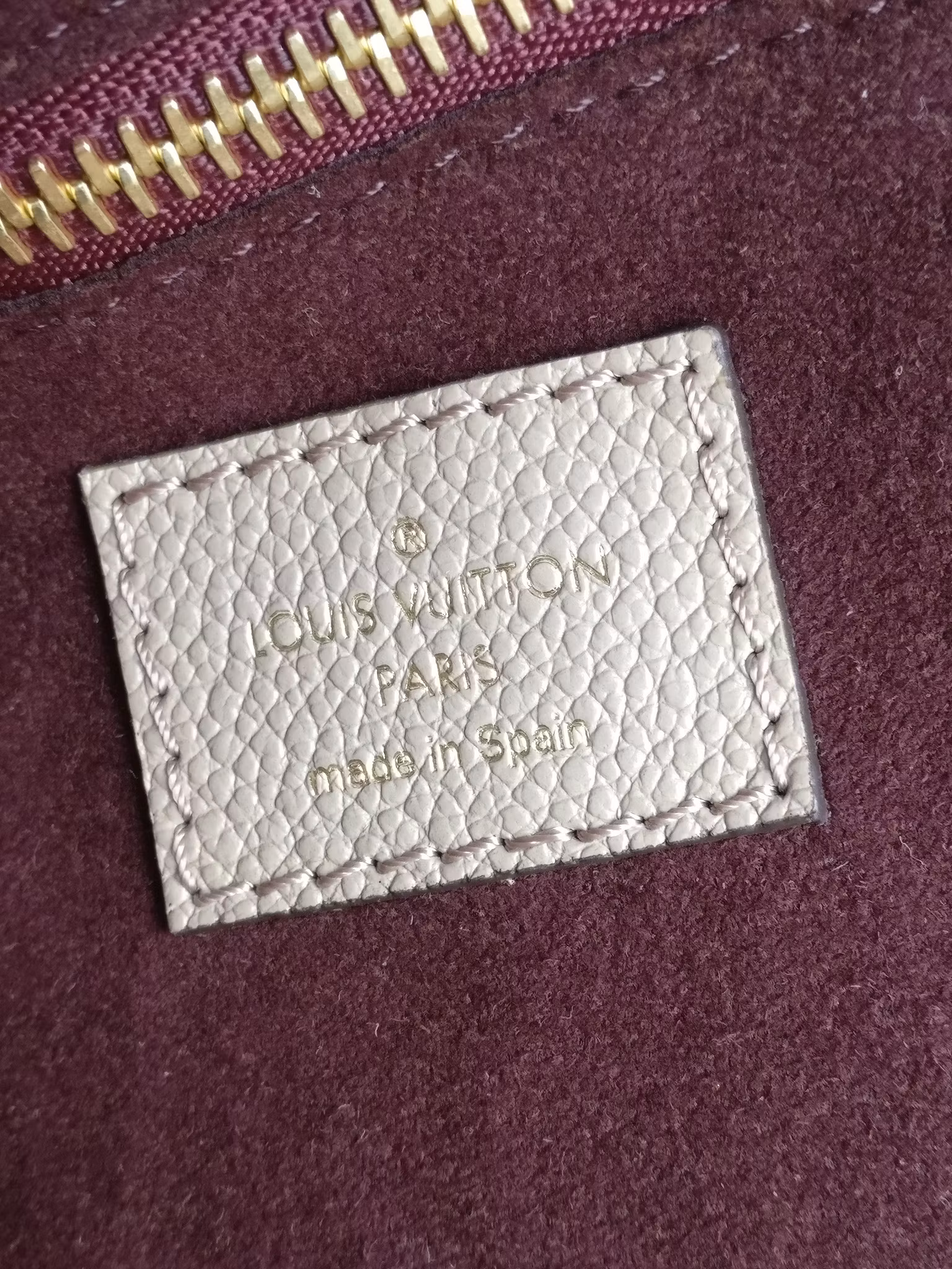 Louis Vuitton Neverfull MM empreinte Dune