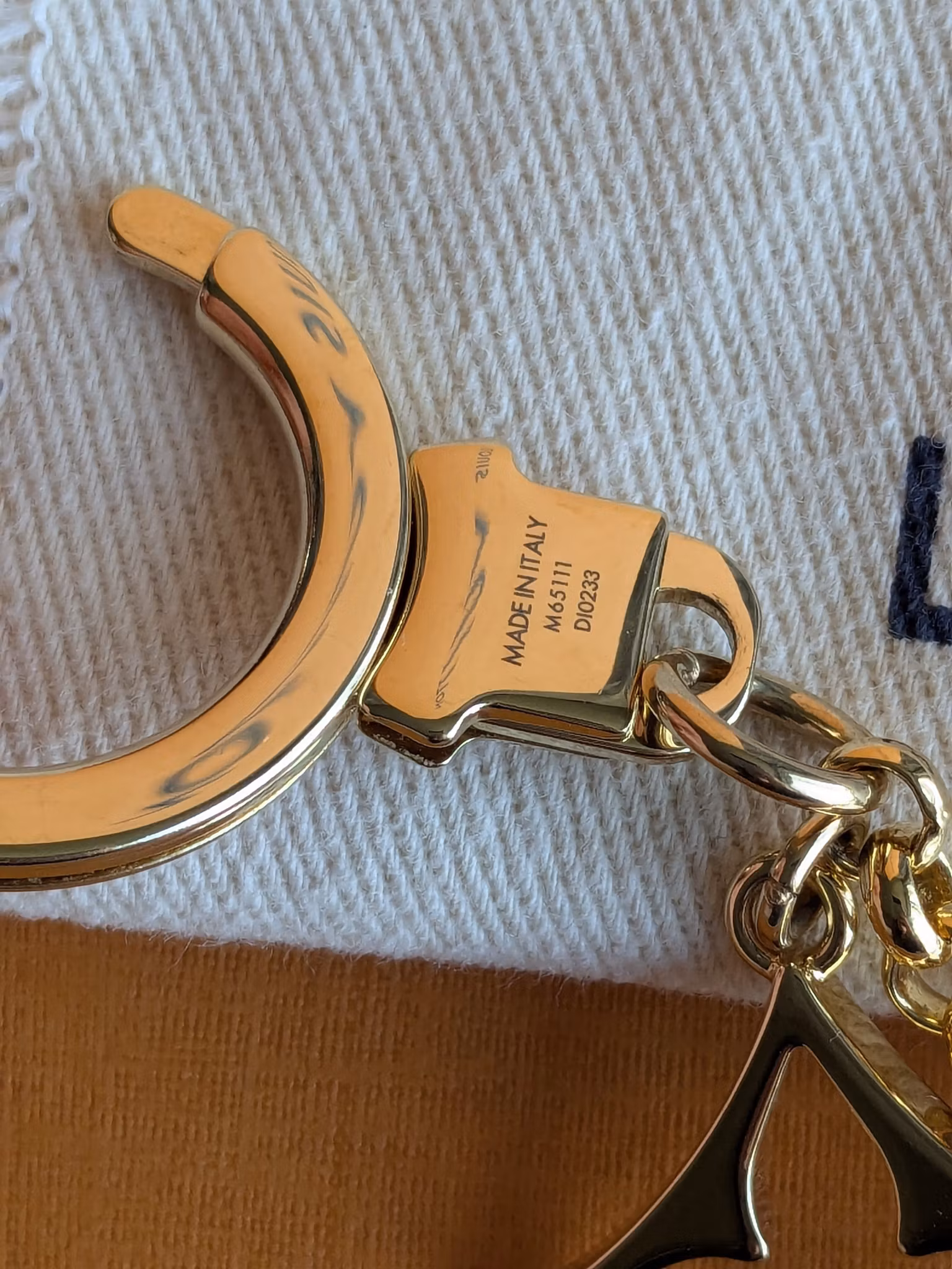 Louis Vuitton Fleur de Monogram Bag Charm Chain