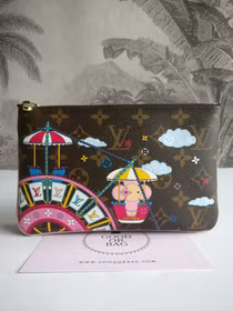 Louis Vuitton  Double Zip Pochette Illustre