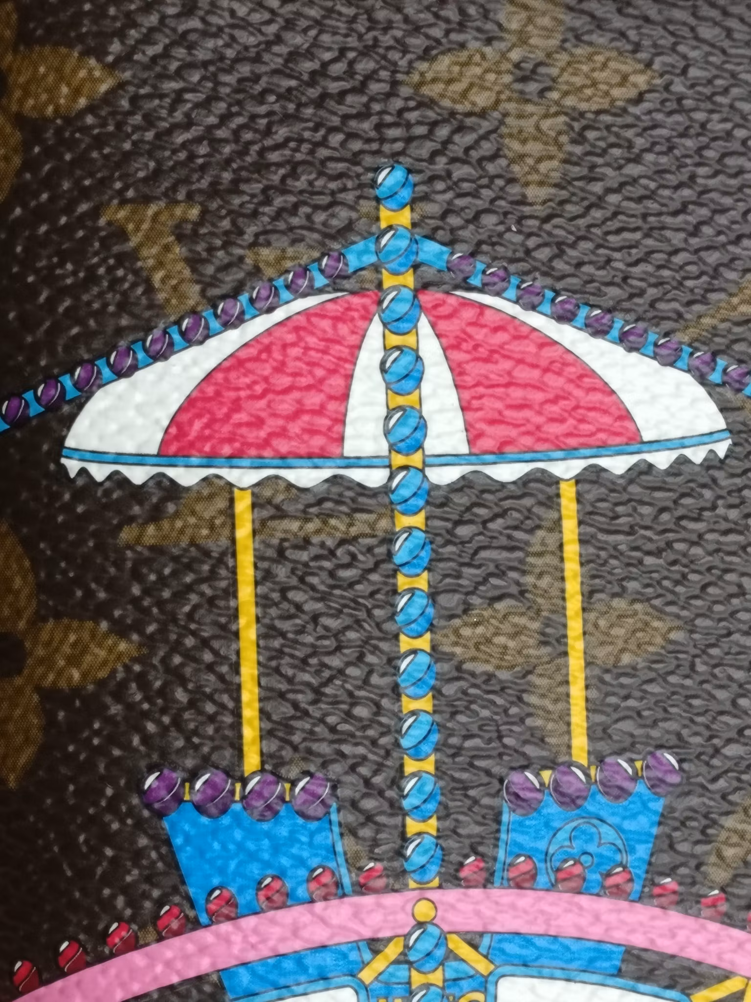 Louis Vuitton  Double Zip Pochette Illustre