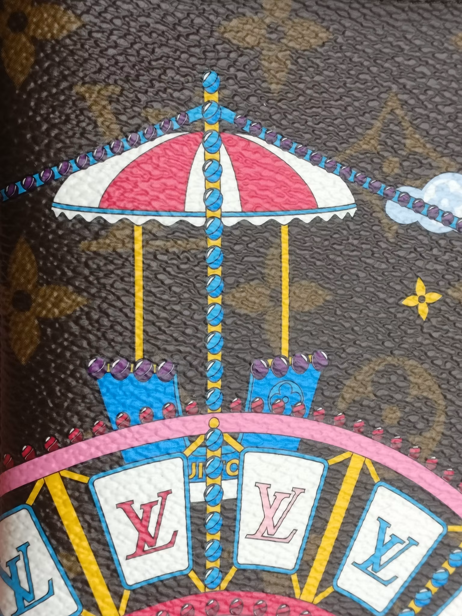 Louis Vuitton  Double Zip Pochette Illustre