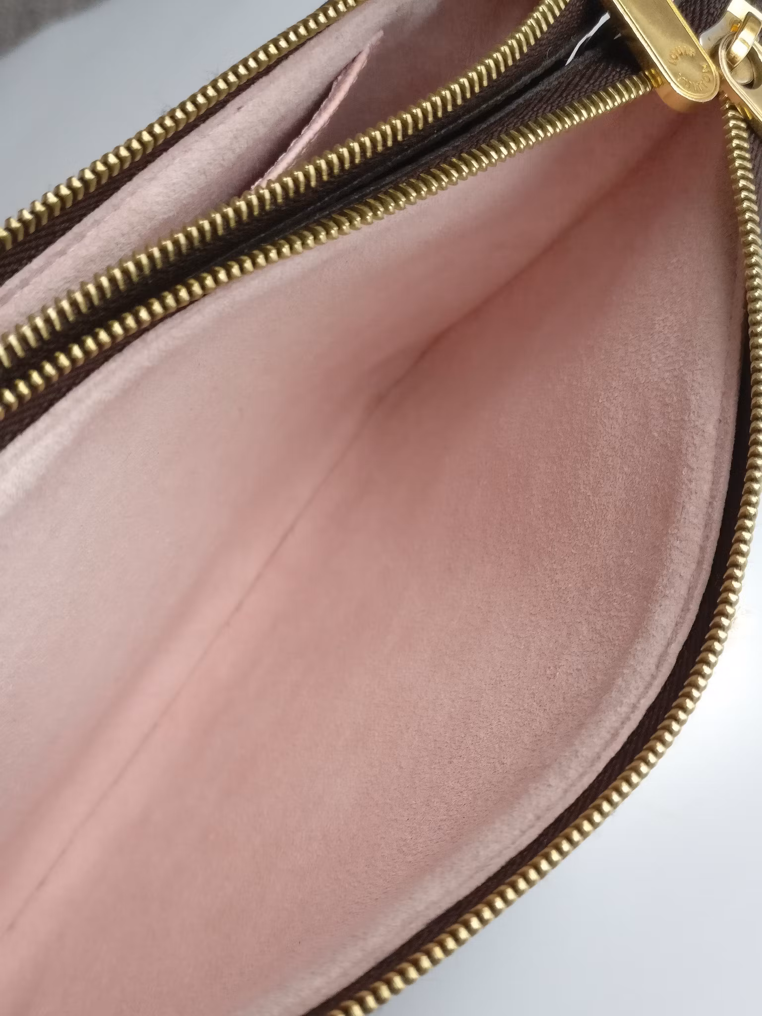 Louis Vuitton  Double Zip Pochette Illustre