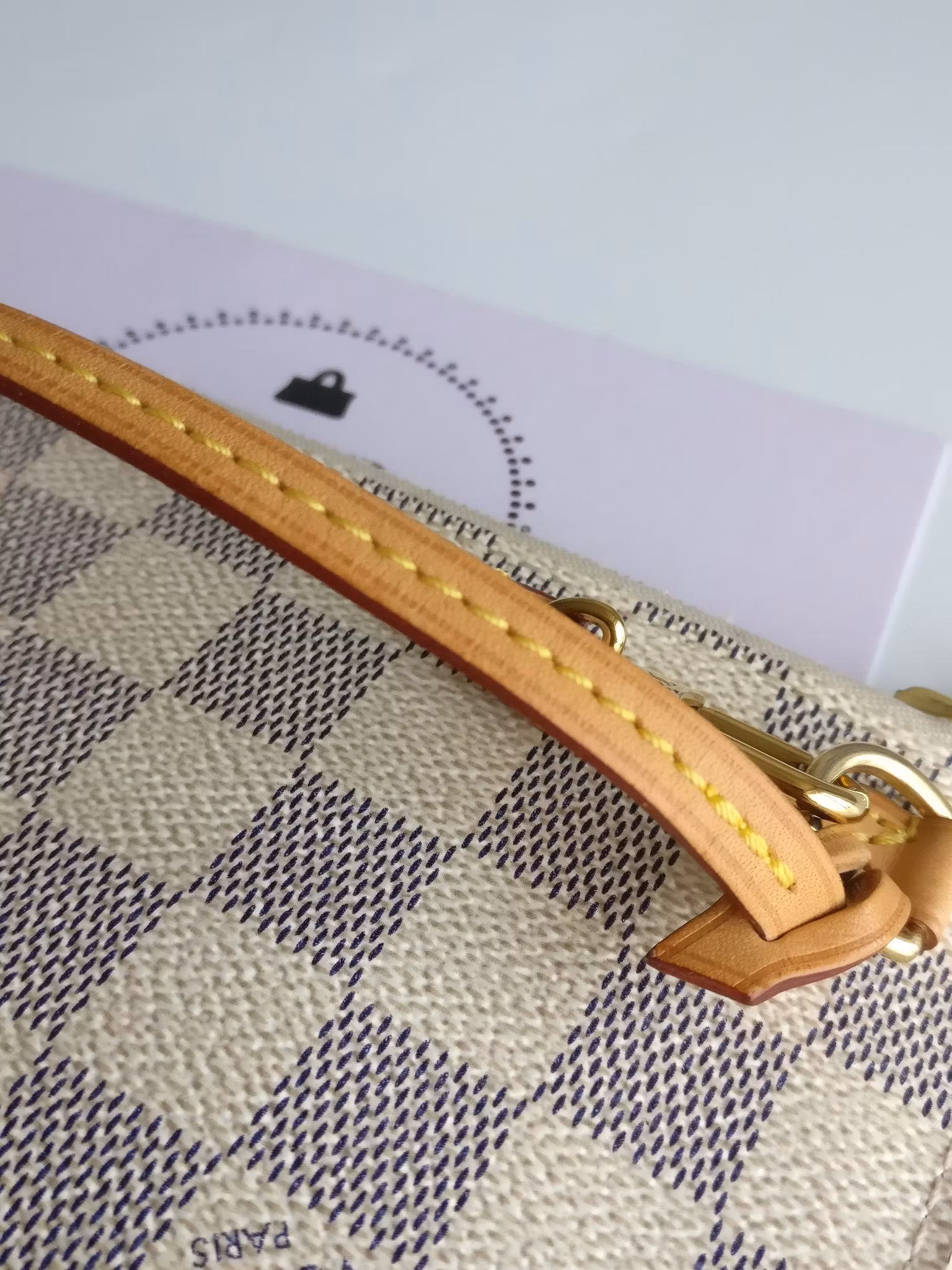 Louis Vuitton Neverfull MM Pochette azur