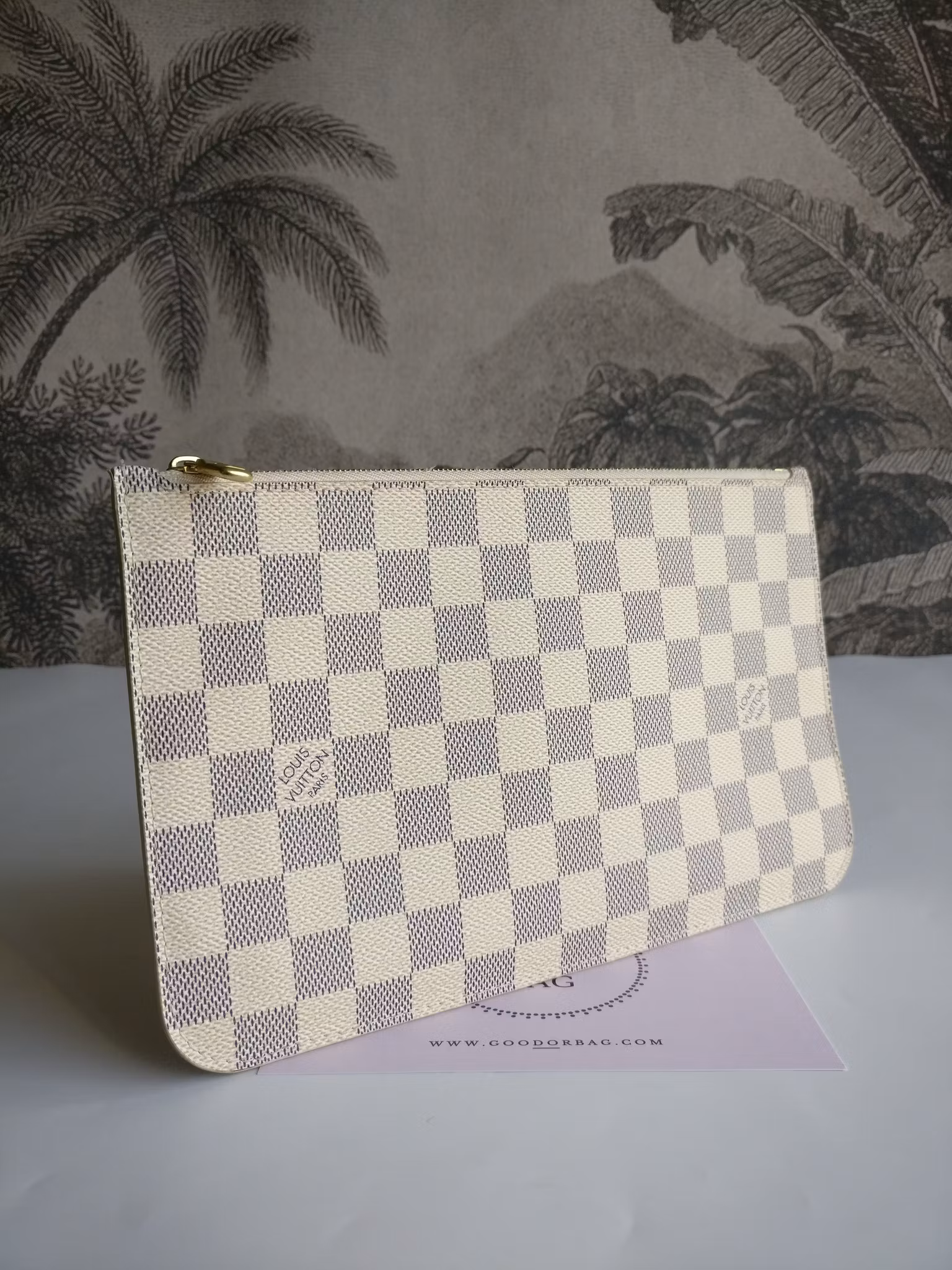 Louis Vuitton Neverfull MM Pochette azur