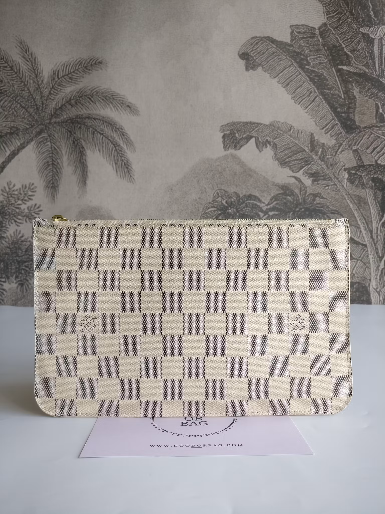 Louis Vuitton Neverfull MM Pochette azur