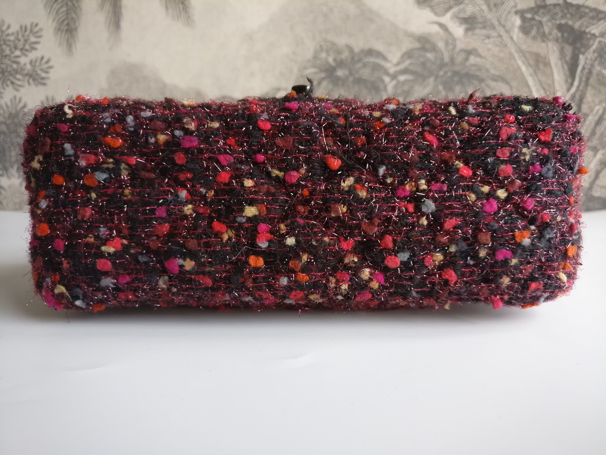 Chanel Tweed Mini Rectangular Classic Flap