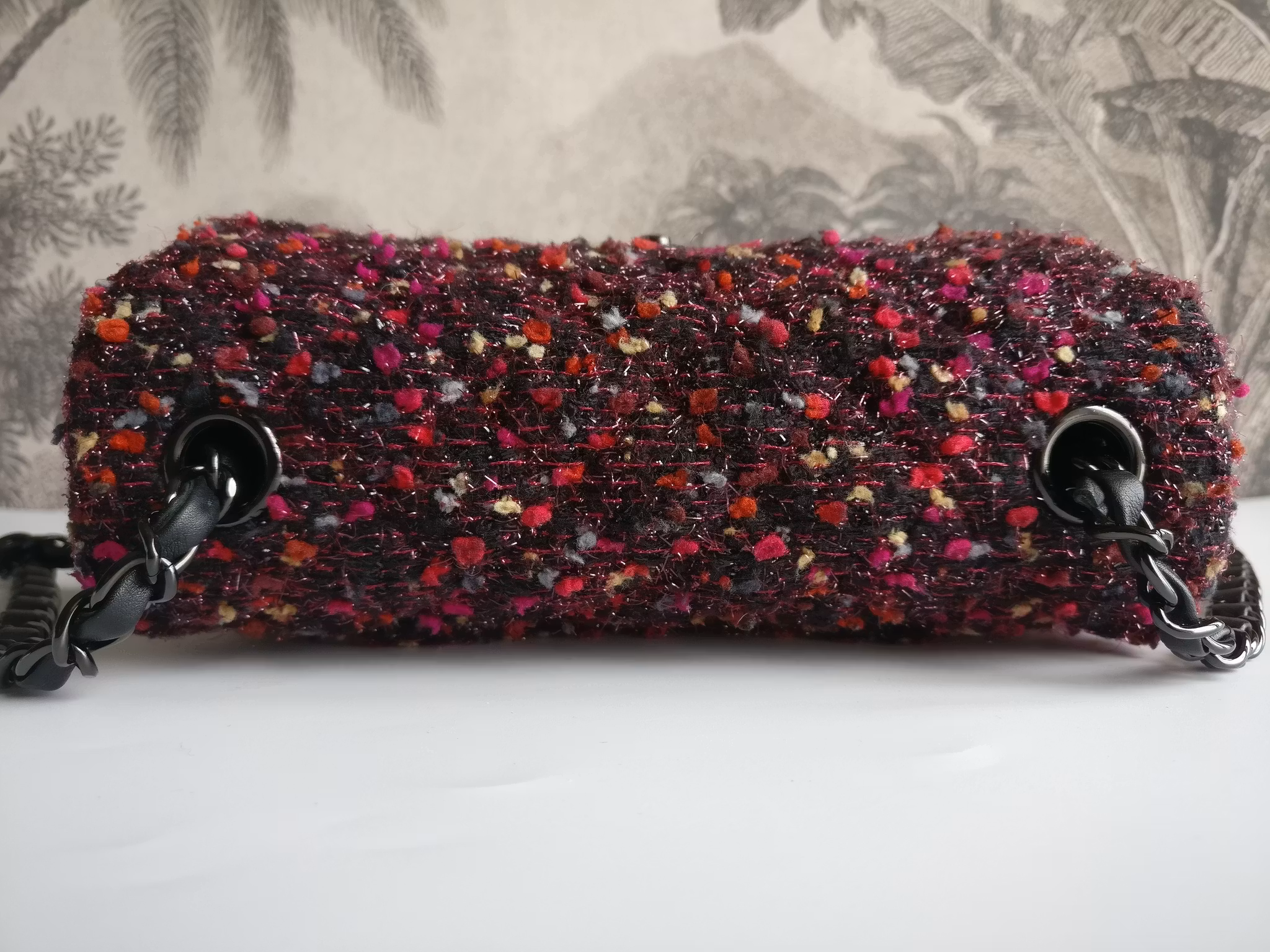 Chanel Tweed Mini Rectangular Classic Flap