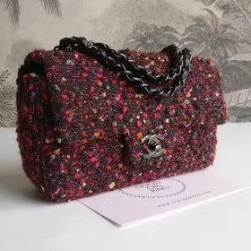 Chanel Tweed Mini Rectangular Classic Flap